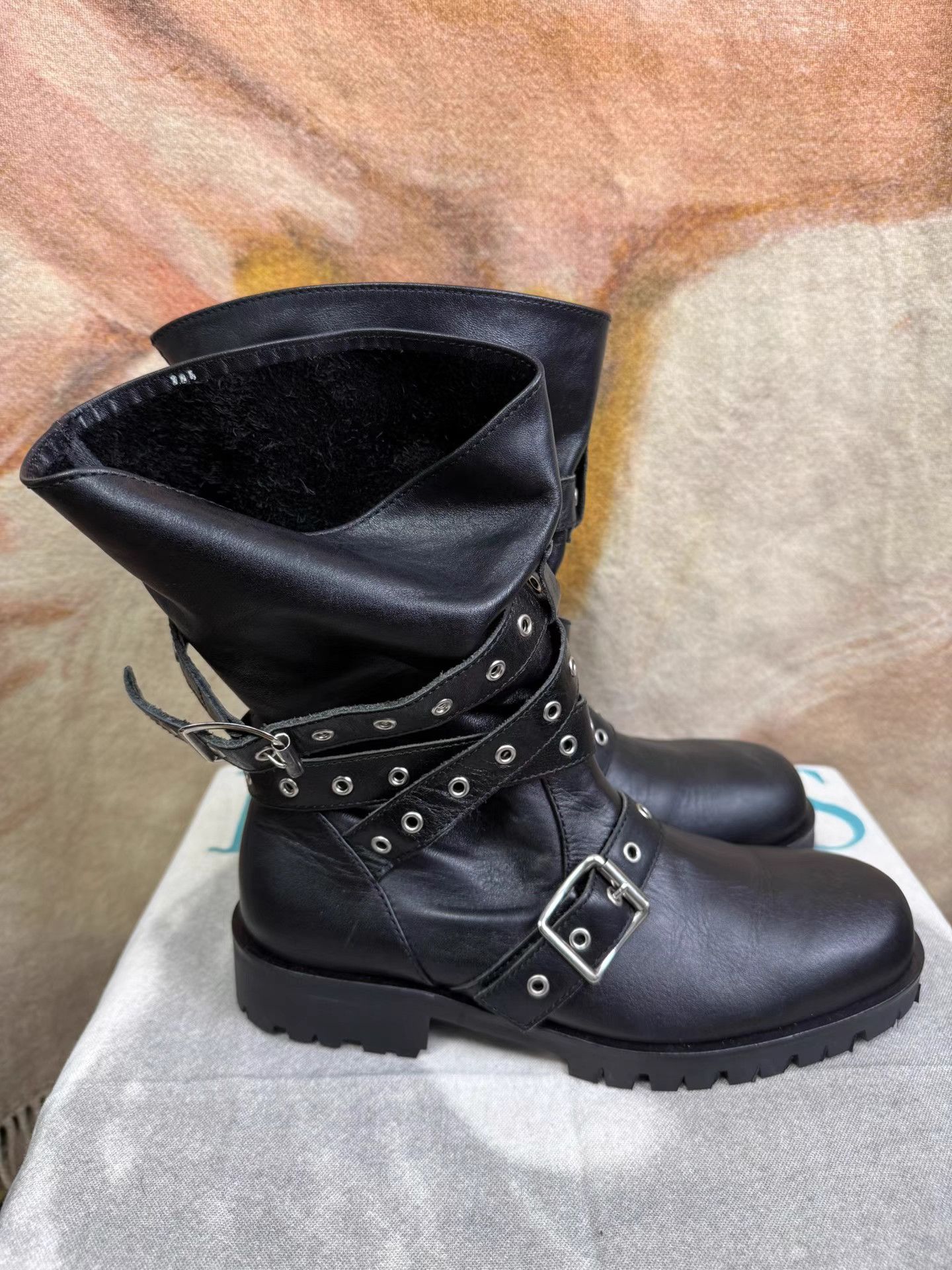 Comme des Garcons Comme des Garçons Strap Buckle Punk Engineer Boots K20 Size US 5 / IT 35 - 3 Thumbnail