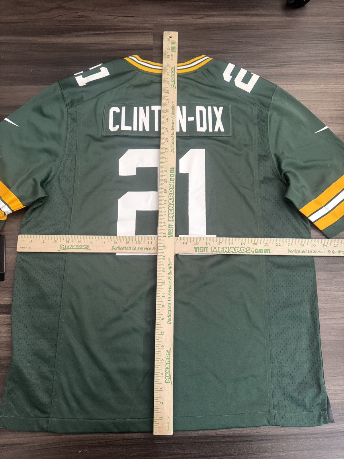 Nike Green Bay Packers HaHa Clinton-Dix #21 NFL Game Home Jersey Size US XL / EU 56 / 4 - 9 Thumbnail