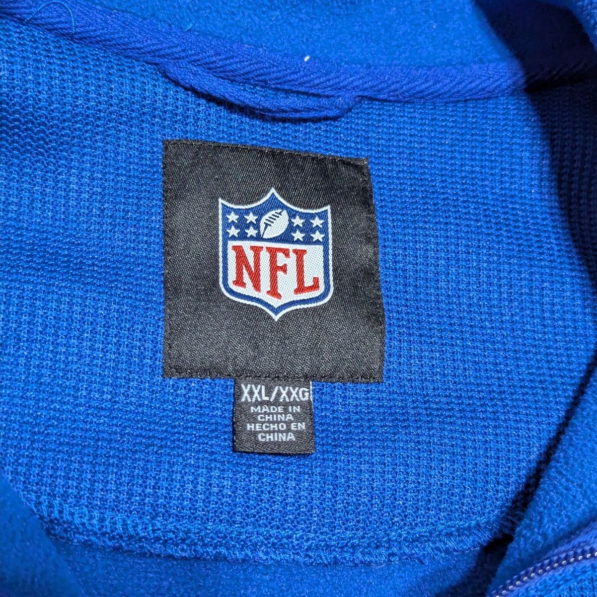 NFL NFL Indianapolis Colts Full Zip Jacket Mens XXL Knit Royal Size US XXL / EU 58 / 5 - 4 Thumbnail