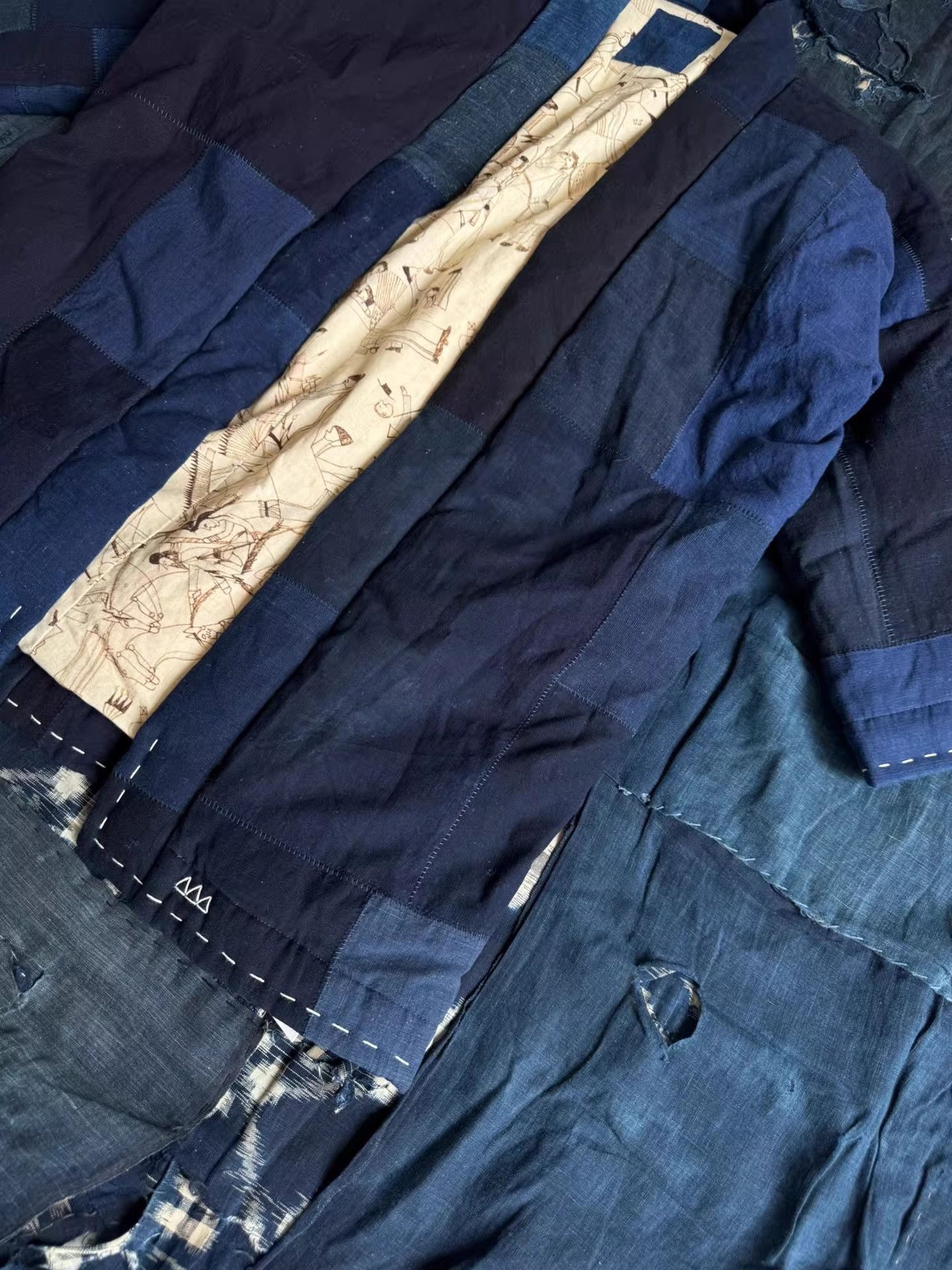 Visvim VISVIM SANJURO KIMONO DOWN INDIGO Size US M / EU 48-50 / 2 - 7 Thumbnail