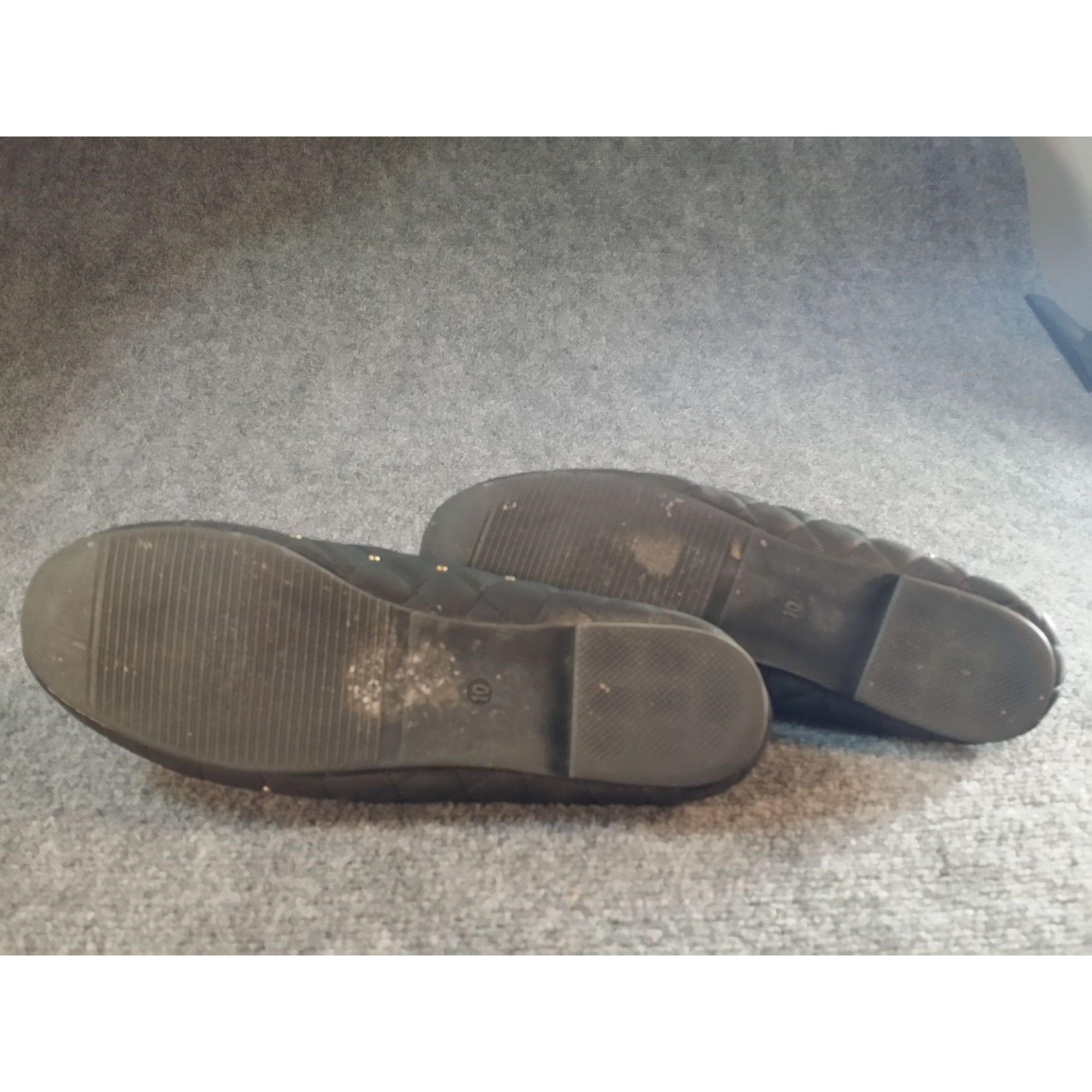 Seven 7 Seven 7 Quilted Stud Ballet Flats Women Sz 10 Black Bow Low Size US 10 / IT 40 - 6 Thumbnail