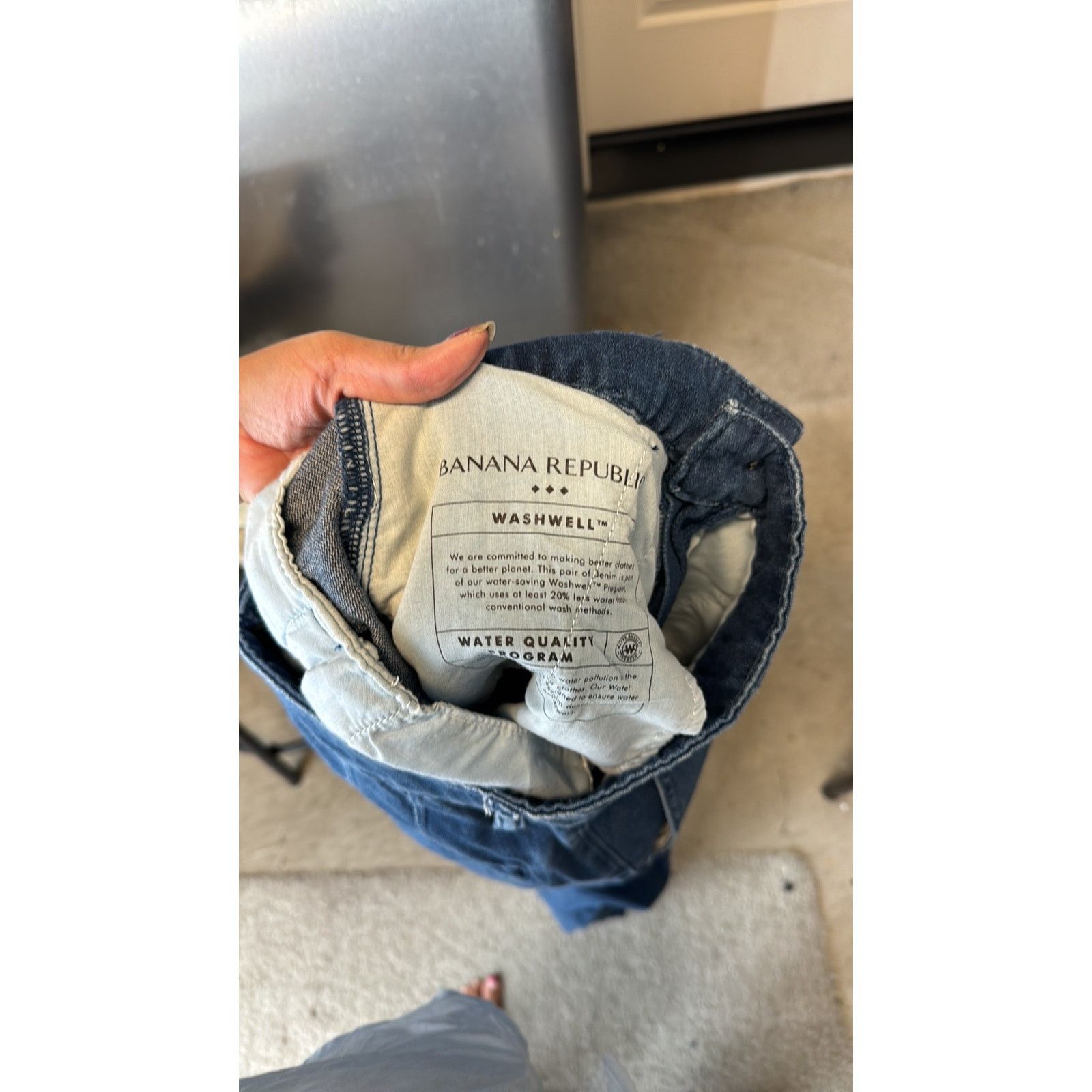 Banana Republic Banana Republic ULTRA HIGH-RISE WIDE-LEG TROUSER JEAN Size 30" / US 8 / IT 44 - 11 Thumbnail