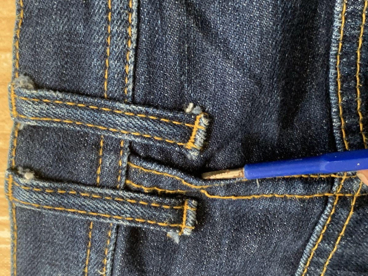 Issey Miyake × Tete Homme Rare..Tete Homme Denim Jeans Pants Size US 32 / EU 48 - 18 Thumbnail