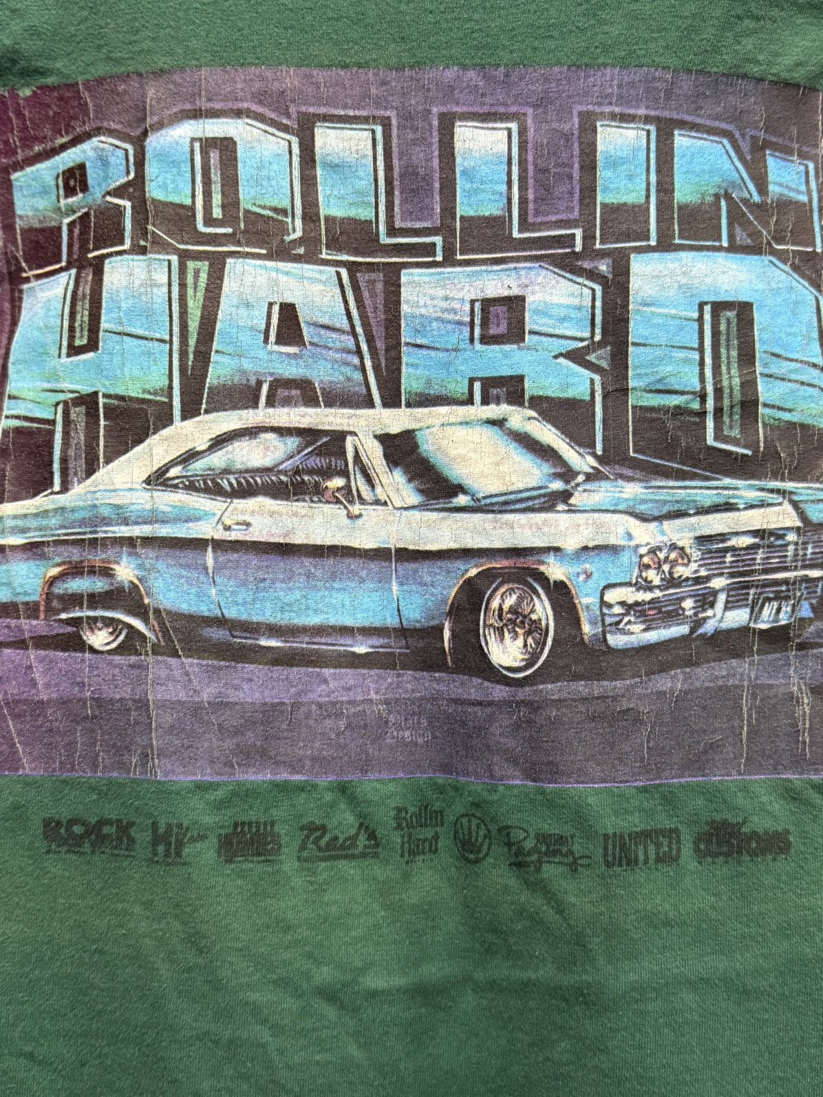 ODM × Vintage Vintage 90s Rollin Hard Costoms Art Tee Size US M / EU 48-50 / 2 - 3 Thumbnail
