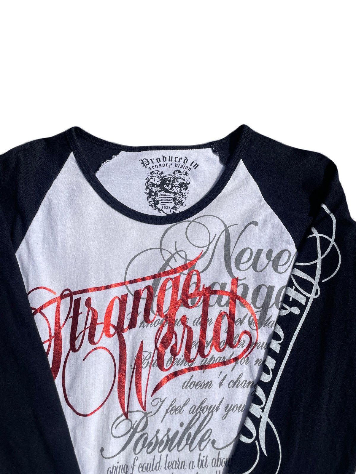 If Six Was Nine 2000s Japanese archive Vkei Poem Long Sleeve Tee Y2K Size US S / EU 44-46 / 1 - 5 Thumbnail