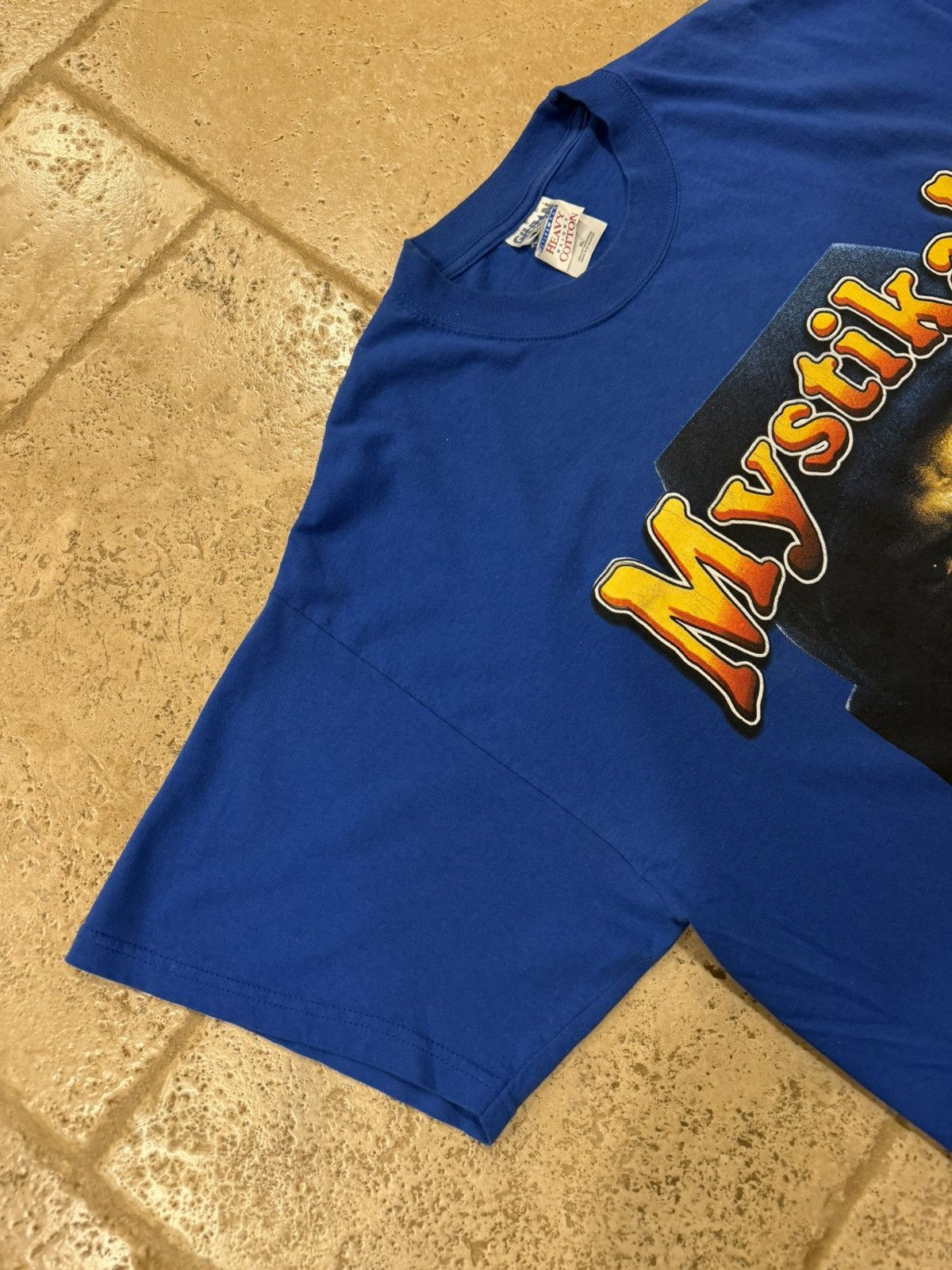 Vintage Vintage Mistikal Danger “Shake Ya Ass” Blue Rap Tee Size US XL / EU 56 / 4 - 6 Thumbnail