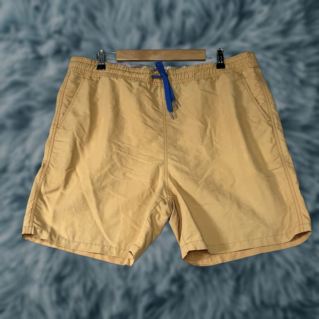 Reyn Spooner VINTAGE Reyn Spooner Board Shorts Men Adult Large Orange Nylon Blended Lightweight Drawstring Pockets Beach 90s Style Trunks Size US 33 - 1 Thumbnail