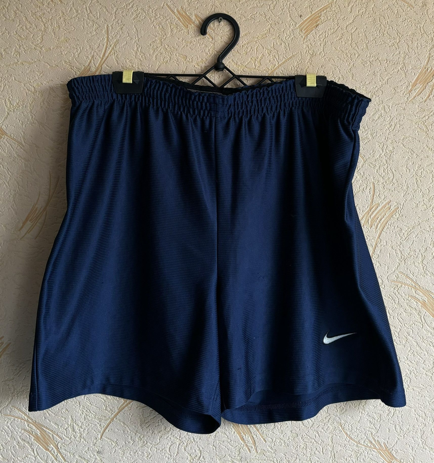Nike × Vintage Nike vintage sports shorts 96/99 black tag sizes. L Size US 35 - 1 Thumbnail
