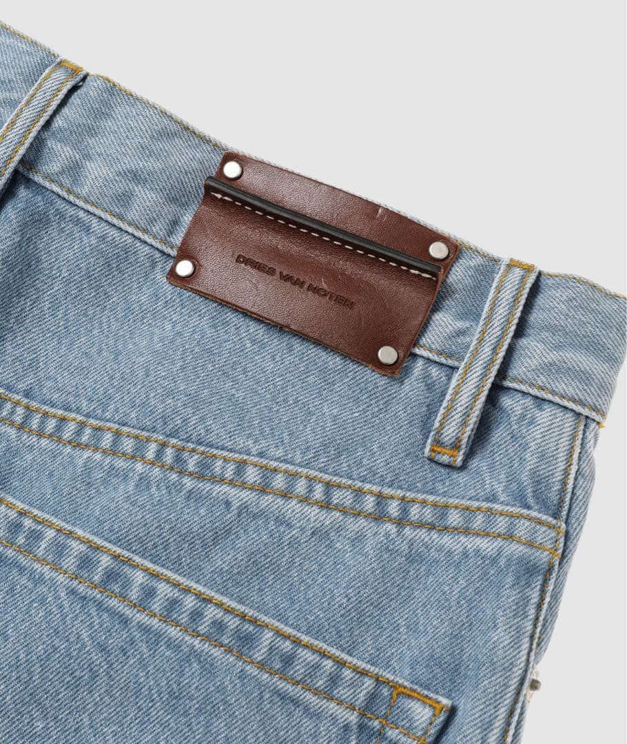 Dries Van Noten o1mle0226 Pine Denim Pants in Blue Size US 36 / EU 52 - 2 Thumbnail