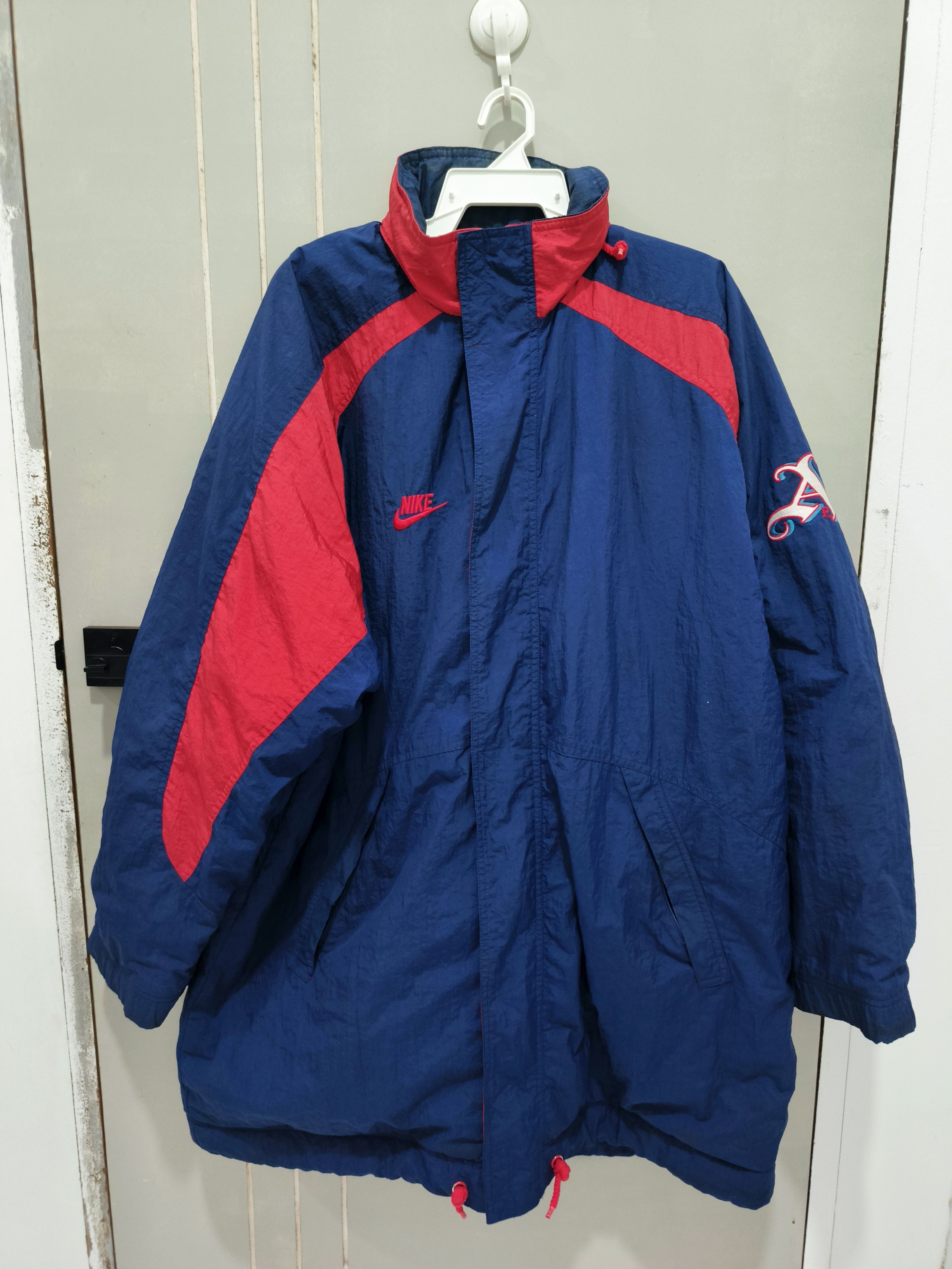 Nike Vintage Nike Premier Arsenal Long Parka Jacket XL Size US XL / EU 56 / 4 - 1 Thumbnail