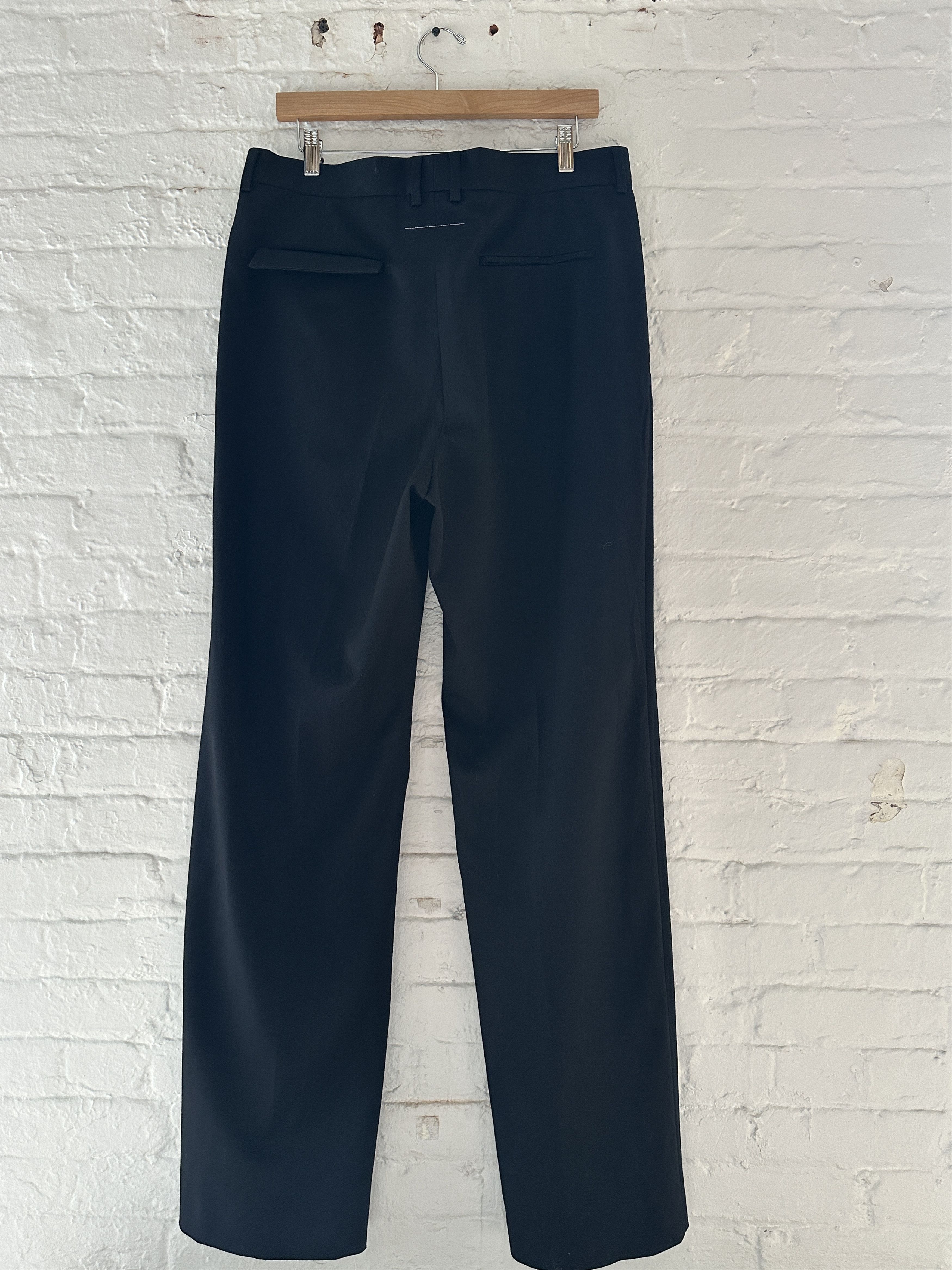 Maison Margiela Maison Margiela Wide Leg Wool Trousers Size US 34 / EU 50 - 3 Thumbnail