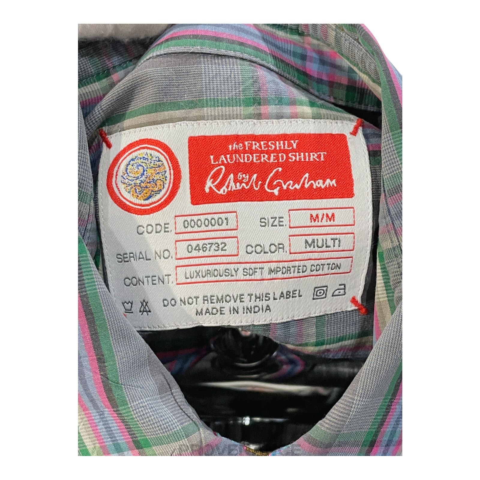 Robert Graham 🔴 Robert Graham Button Down Shirt - Multicolor Checked Size US M / EU 48-50 / 2 - 8 Thumbnail