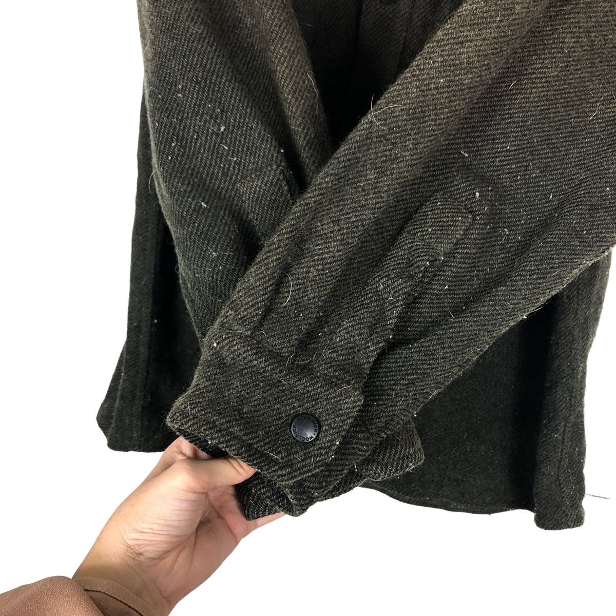 Japanese Brand × Woolrich Woolen Mills 🔥90’s VINTAGE WOOL SHIRT WORK JACKET WOOLRICH JAPAN Size US M / EU 48-50 / 2 - 9 Thumbnail