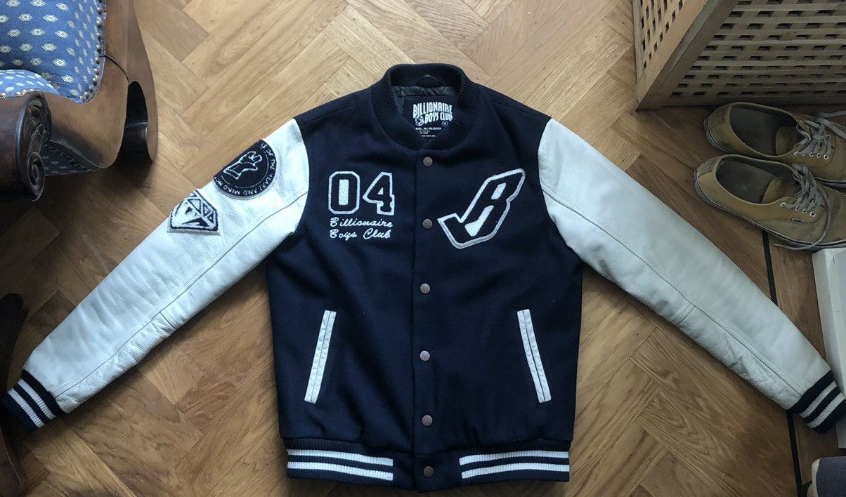 Billionaire varsity jacket cheap