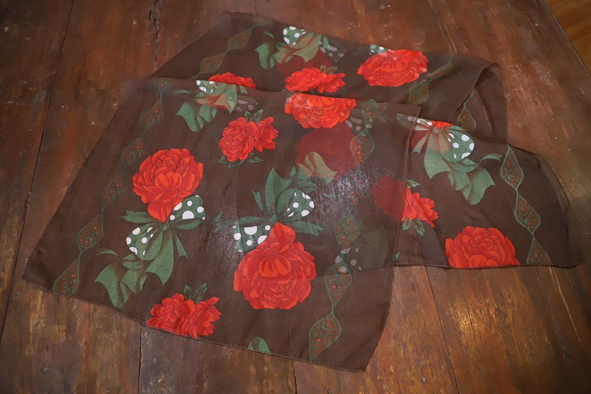 Japanese Brand Scarf Japanese Vintage Scarves Size ONE SIZE - 4 Thumbnail