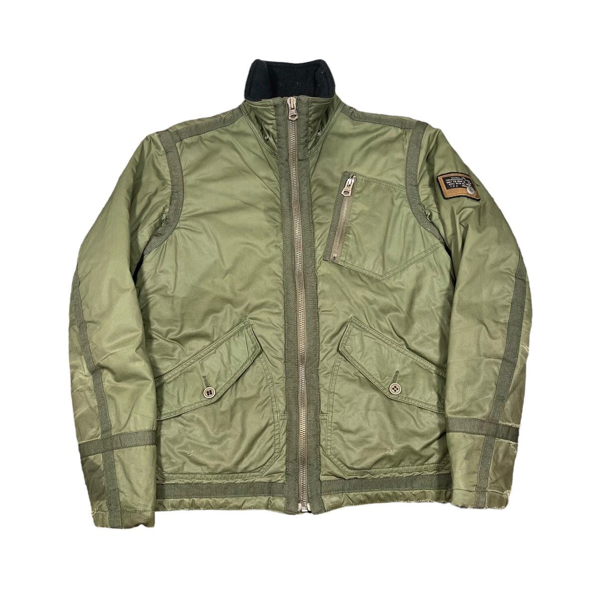 Diesel Diesel Bondage Parachute 2000s Olive Bomber Jacket | Grailed