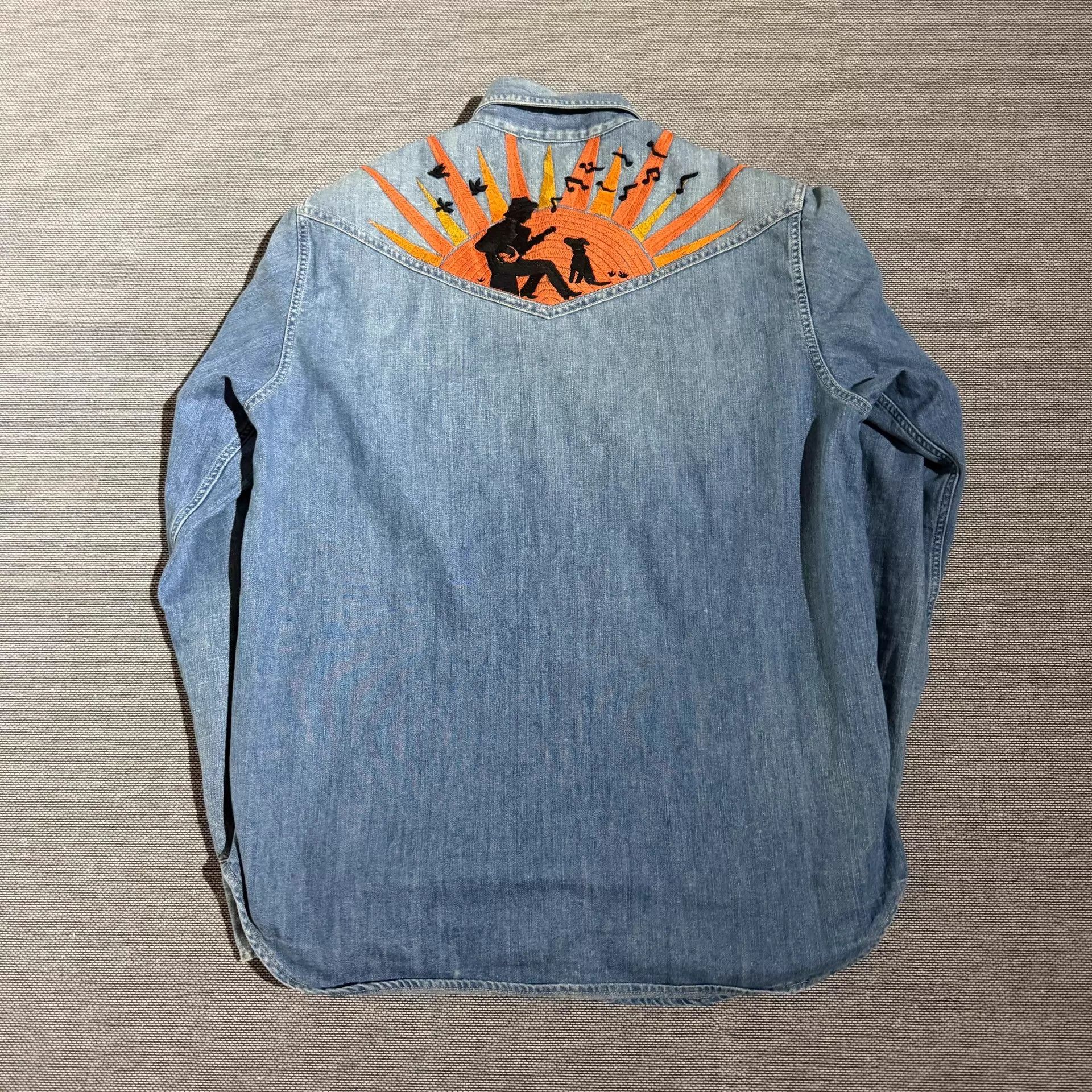 Levi's Levi's Lvc Turkey-Western Wash Denim Shirt S Size US S / EU 44-46 / 1 - 2 Thumbnail