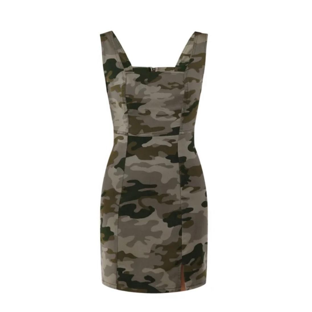 Other No Boundaries’ Juniors Denim Pinafore Camo Mini Dress. Size S (4-6). New. Size S / US 4 / IT 40 - 4 Thumbnail