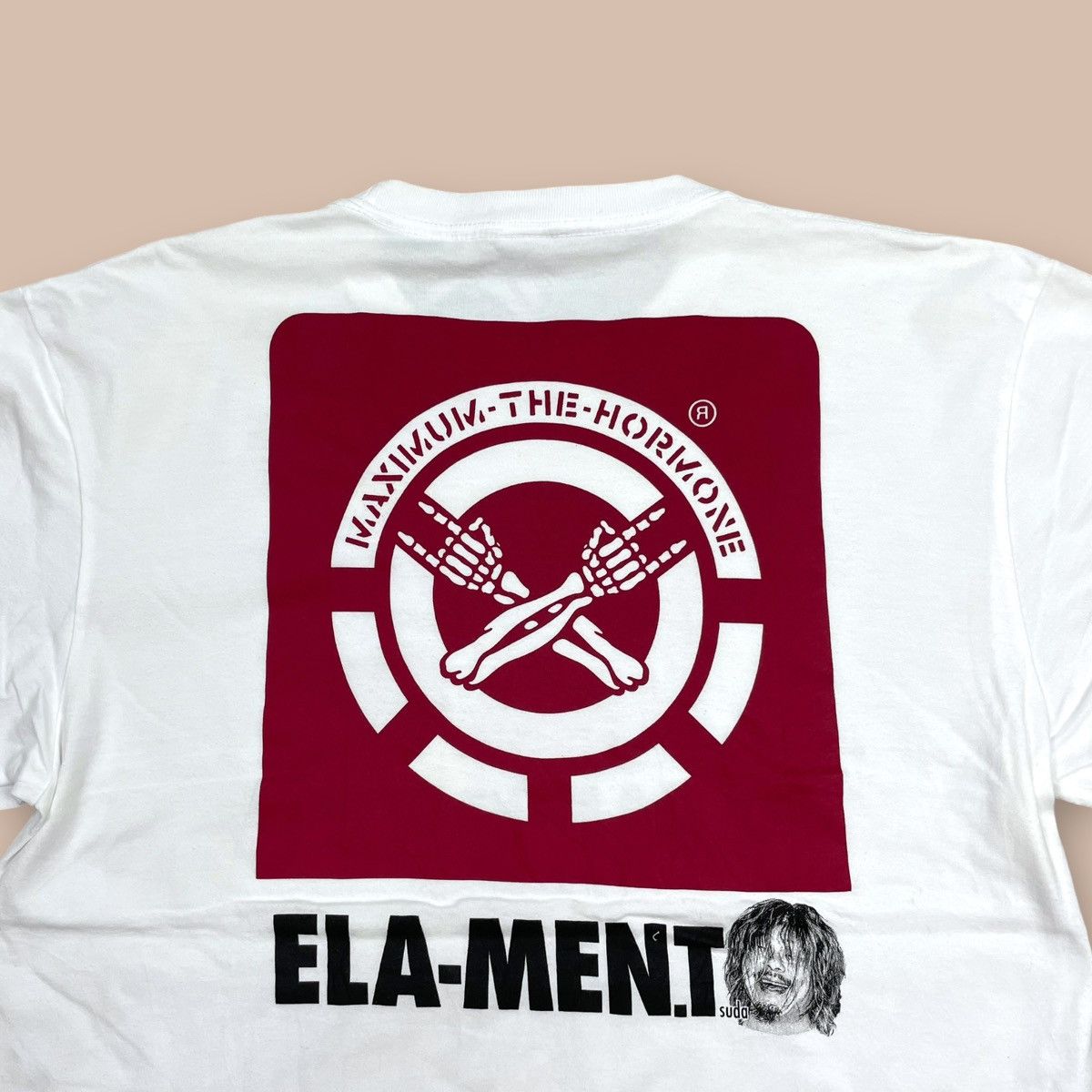Band Tees Maximum Of Hormone "ELA-MEN.Tsuda" Tee Size US XL / EU 56 / 4 - 6 Thumbnail