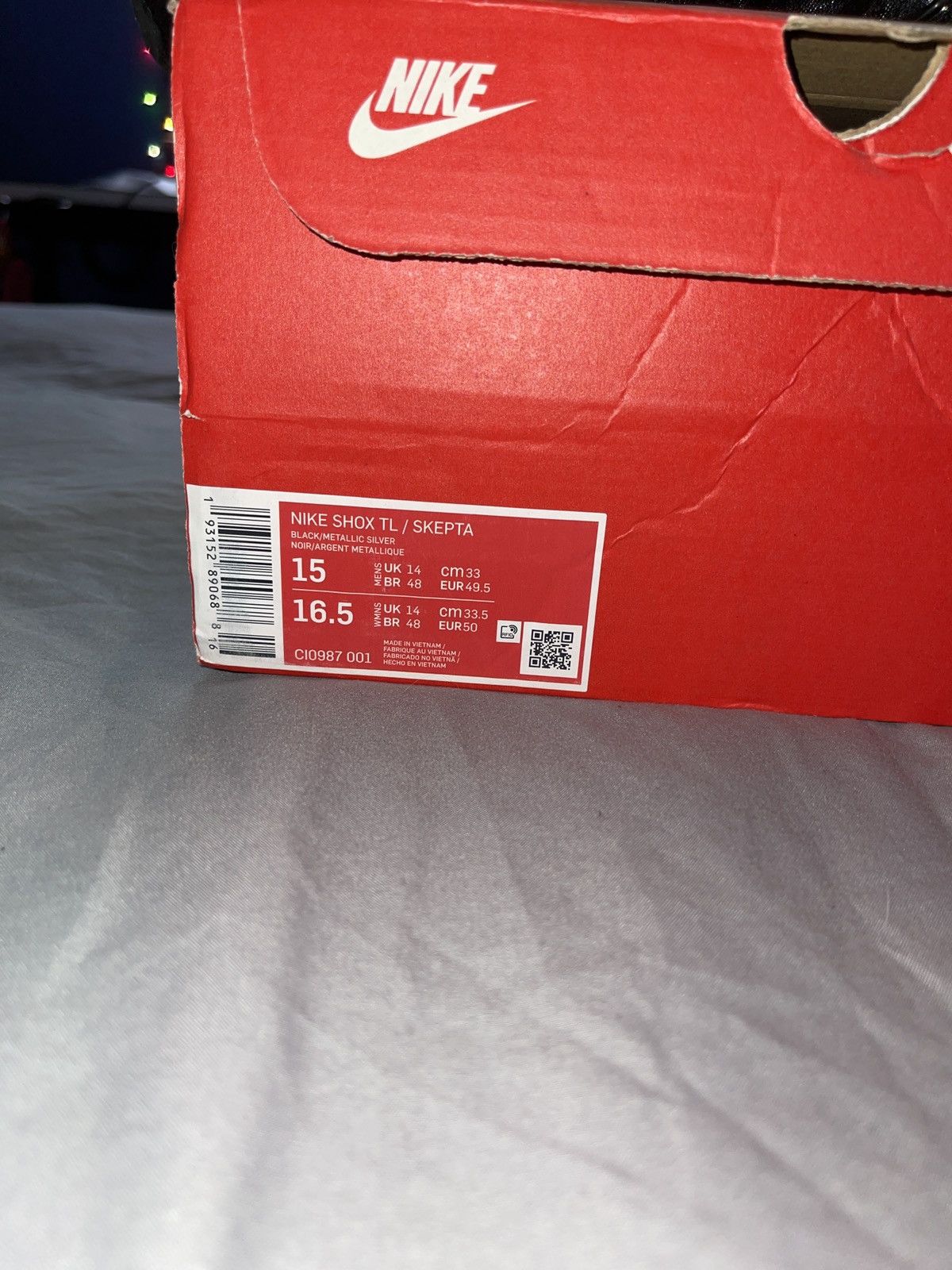 Nike Shox TL x Skepta Black/Red US 15 [CI0987-001]