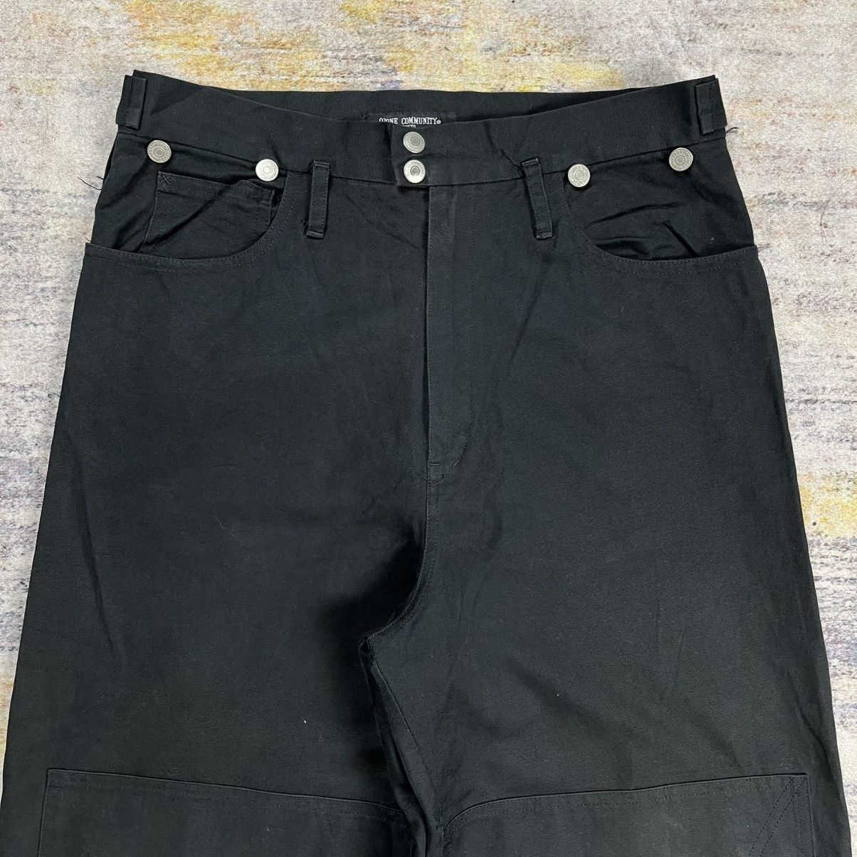 Hysteric Glamour × Japanese Brand Ozone Community wide leg double knee pants Size US 30 / EU 46 - 5 Thumbnail