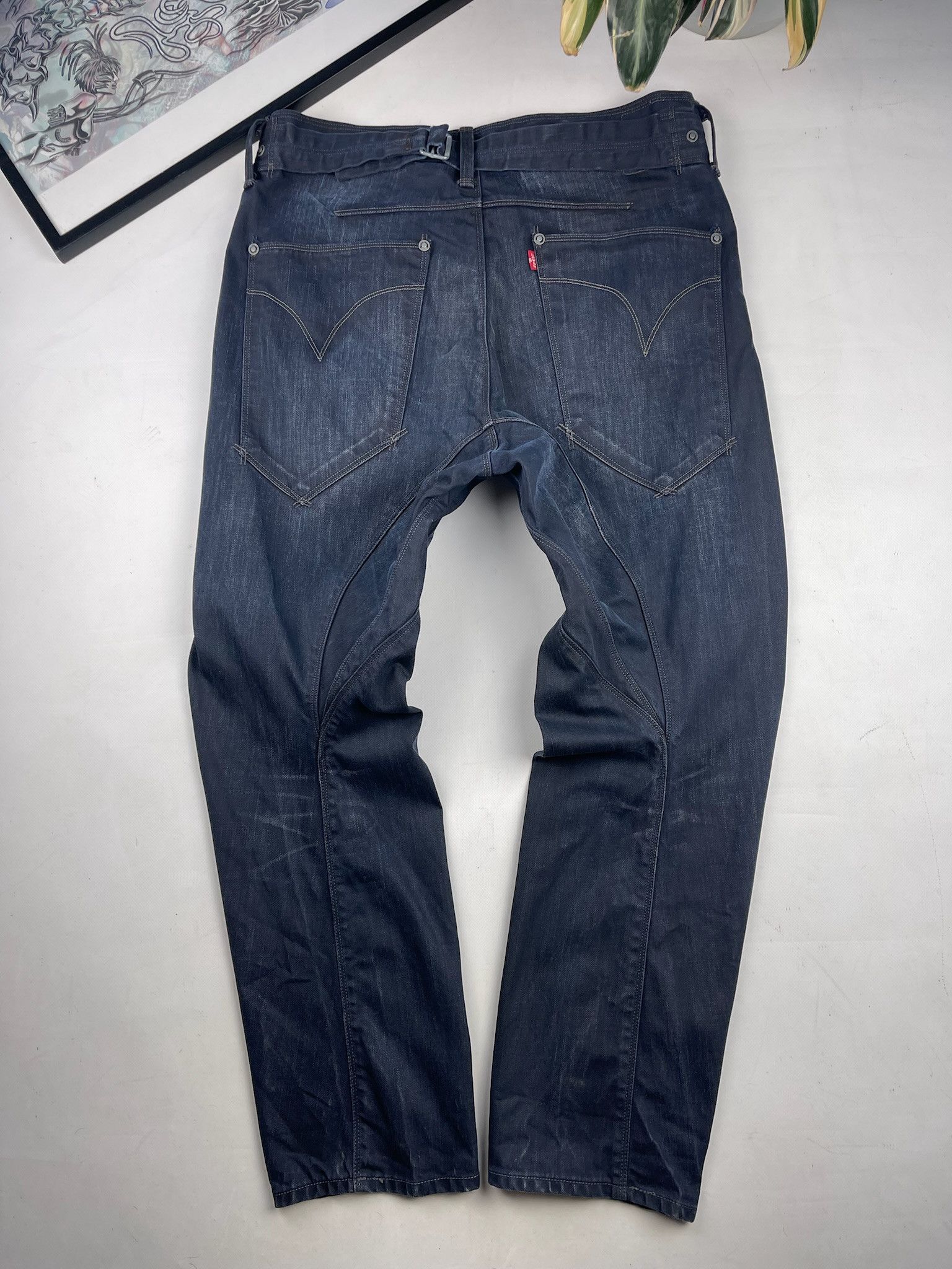 Levis Engineered Jeans Buckle Back