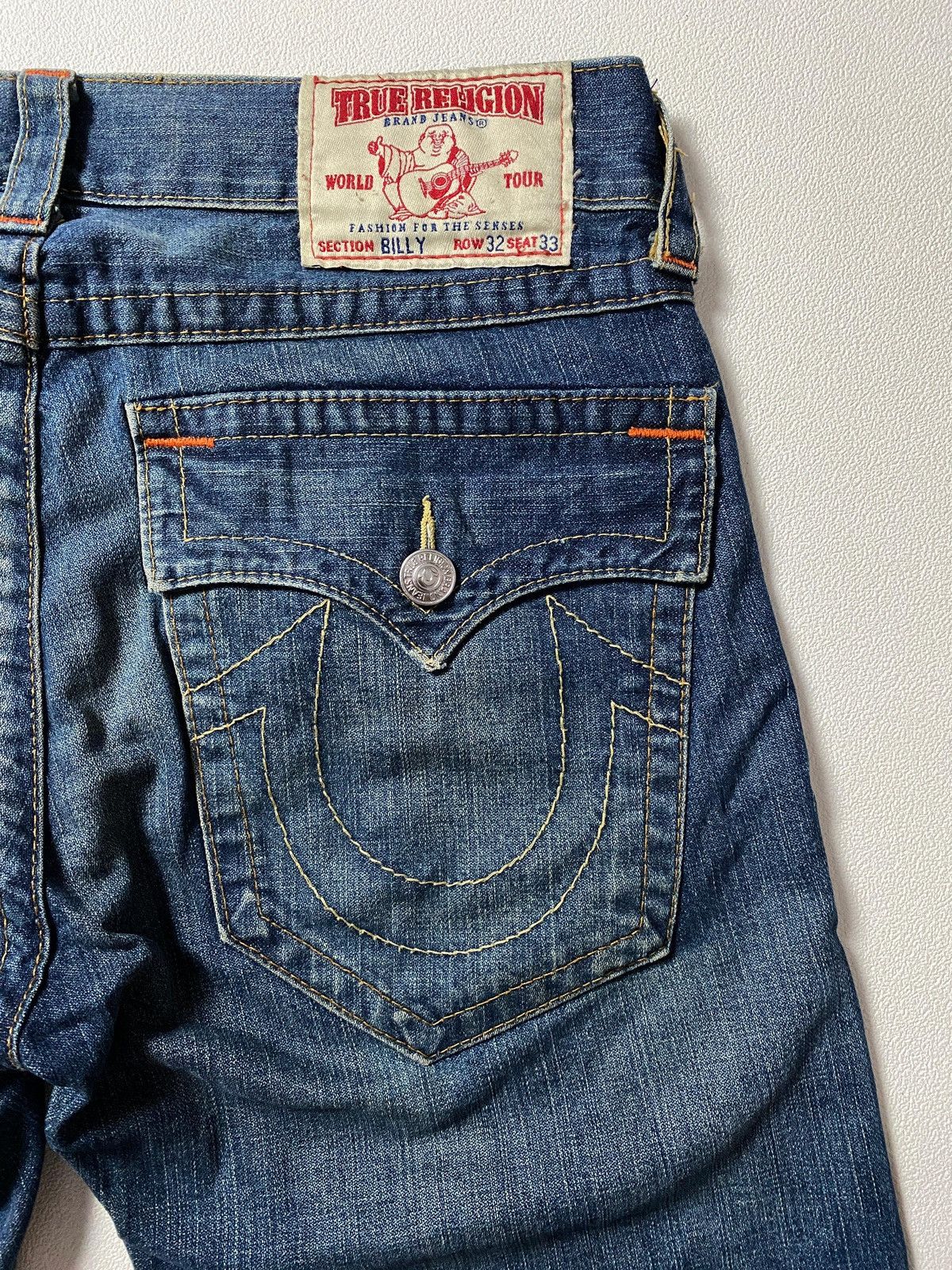 True Religion Y2K True Religion Billy Jeans Vintage Size US 32 / EU 48 - 11 Thumbnail