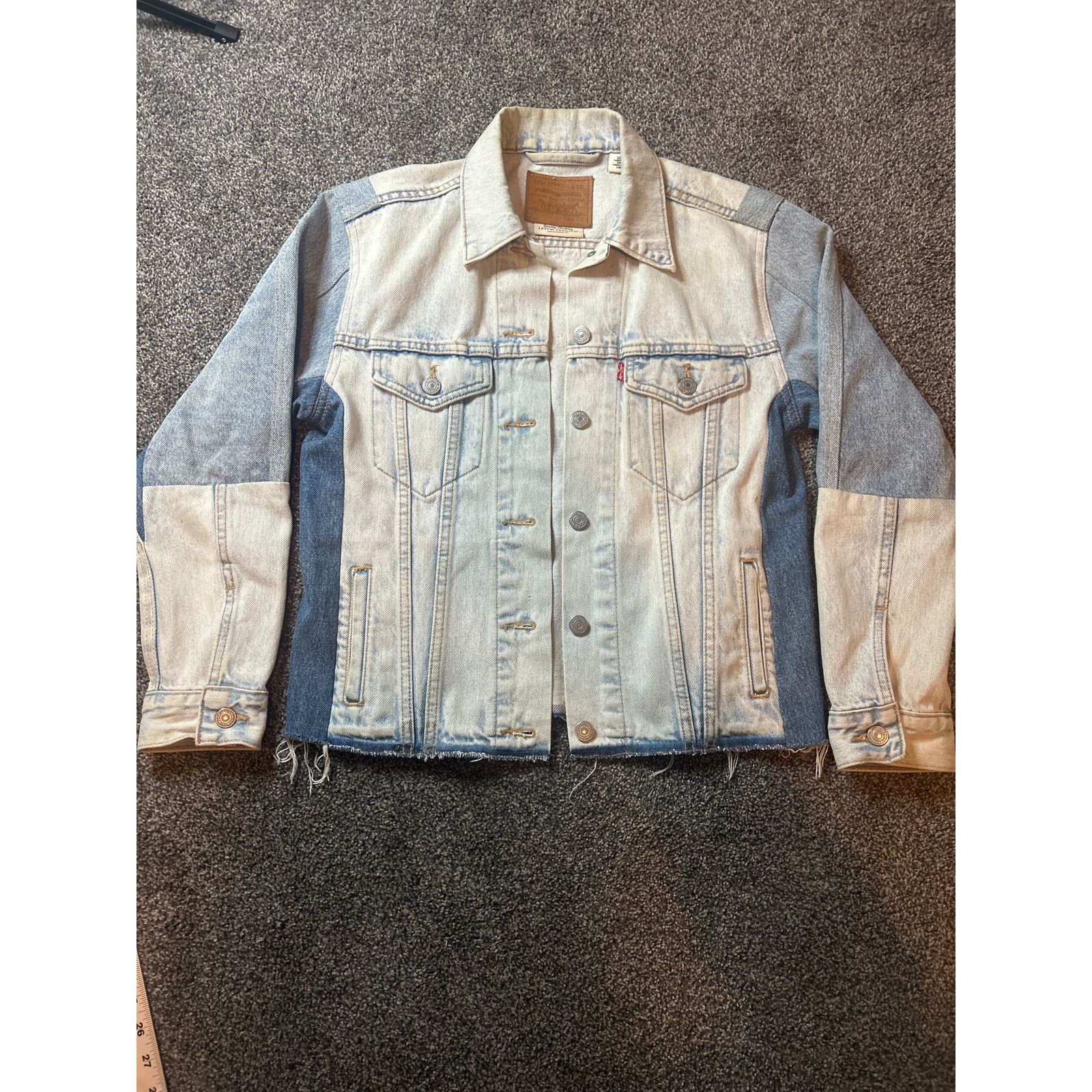 Levi's LEVIS Ex Boyfriend Trucker Jean BANZI Color Blue xs Jacket Size XS / US 0-2 / IT 36-38 - 1 Thumbnail