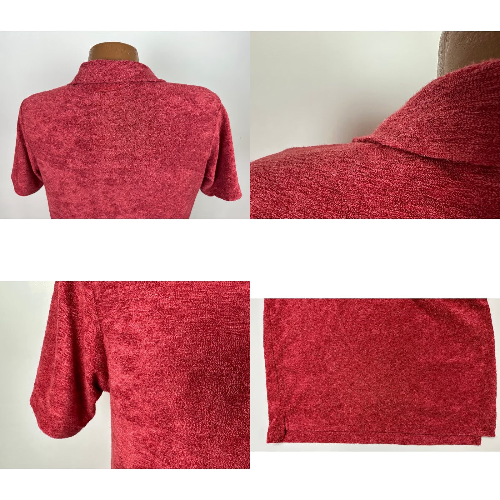 Vintage Laguna Polo Shirt Men Small Red Terry Cloth Cotton Polyester Short Sleeve Collared Vintage? No. Size US S / EU 44-46 / 1 - 8 Thumbnail