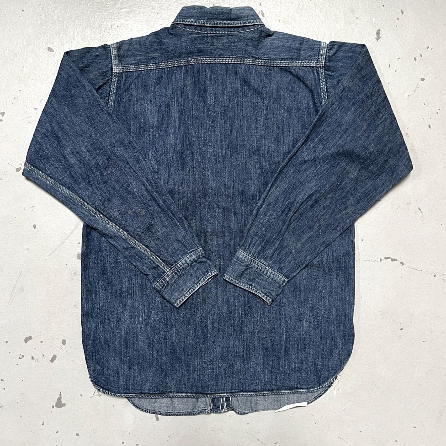 Vintage The Real McCoys Joe McCoy Denim Shirt Made Japan 14 XS-S Selvedge Work Engineer Size US S / EU 44-46 / 1 - 7 Thumbnail