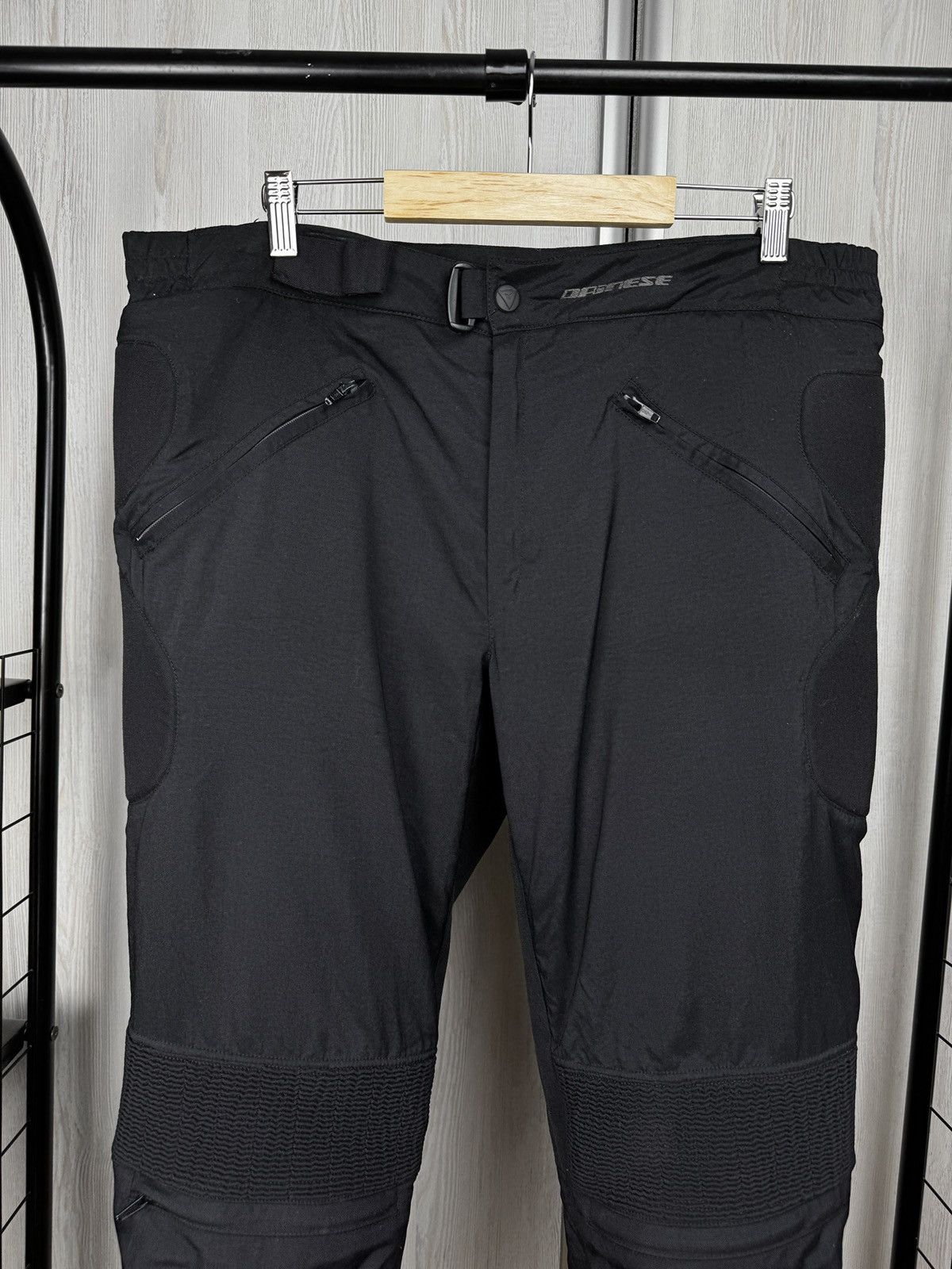 Dainese Dainese Dry Line black protected motorcycle pants textile 54 Size US 38 / EU 54 - 3 Thumbnail