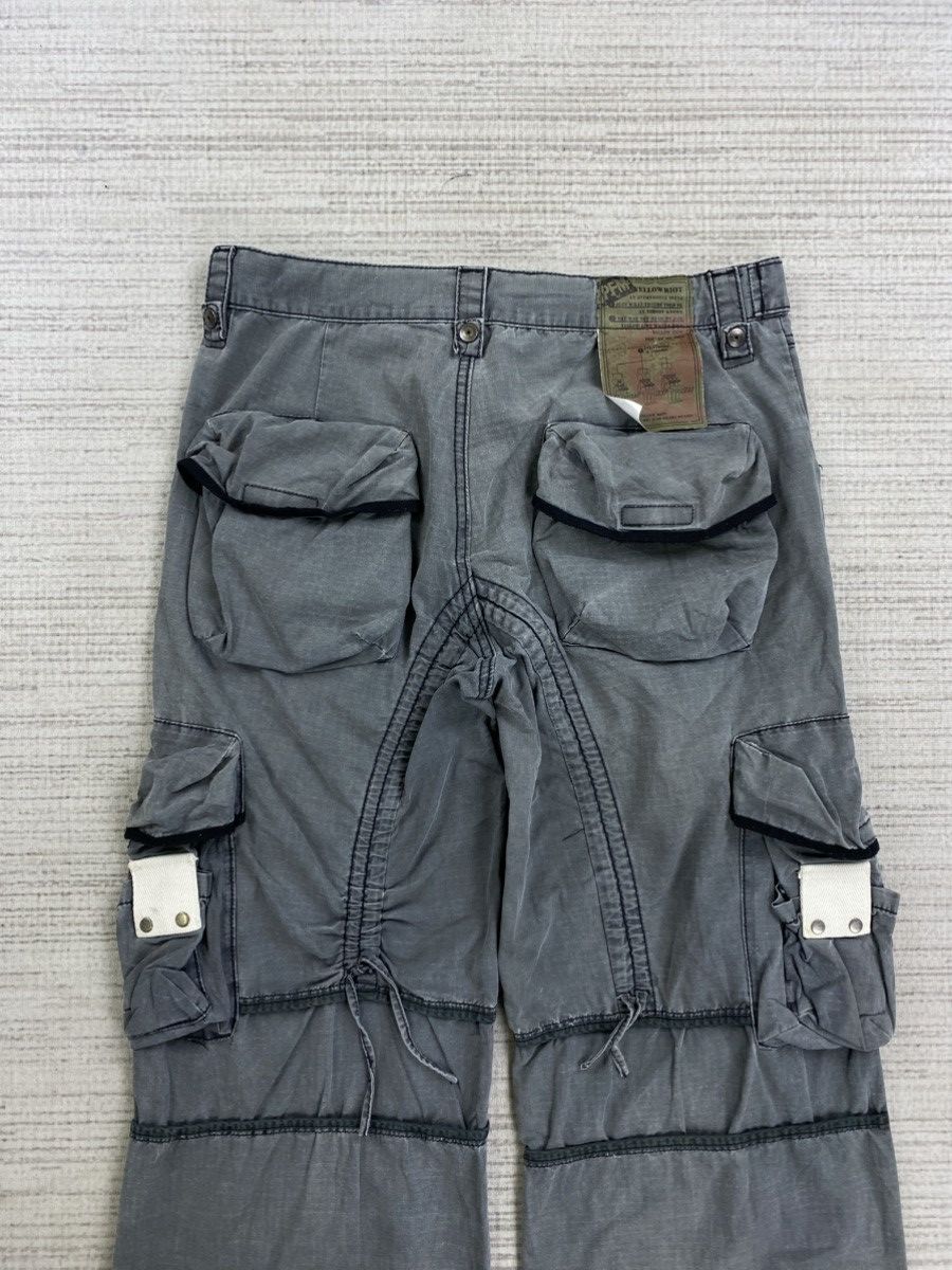 PPFM 🔥PPFM Yellow Riot Punk Bondage Multipocket Pants Size US 33 - 8 Thumbnail