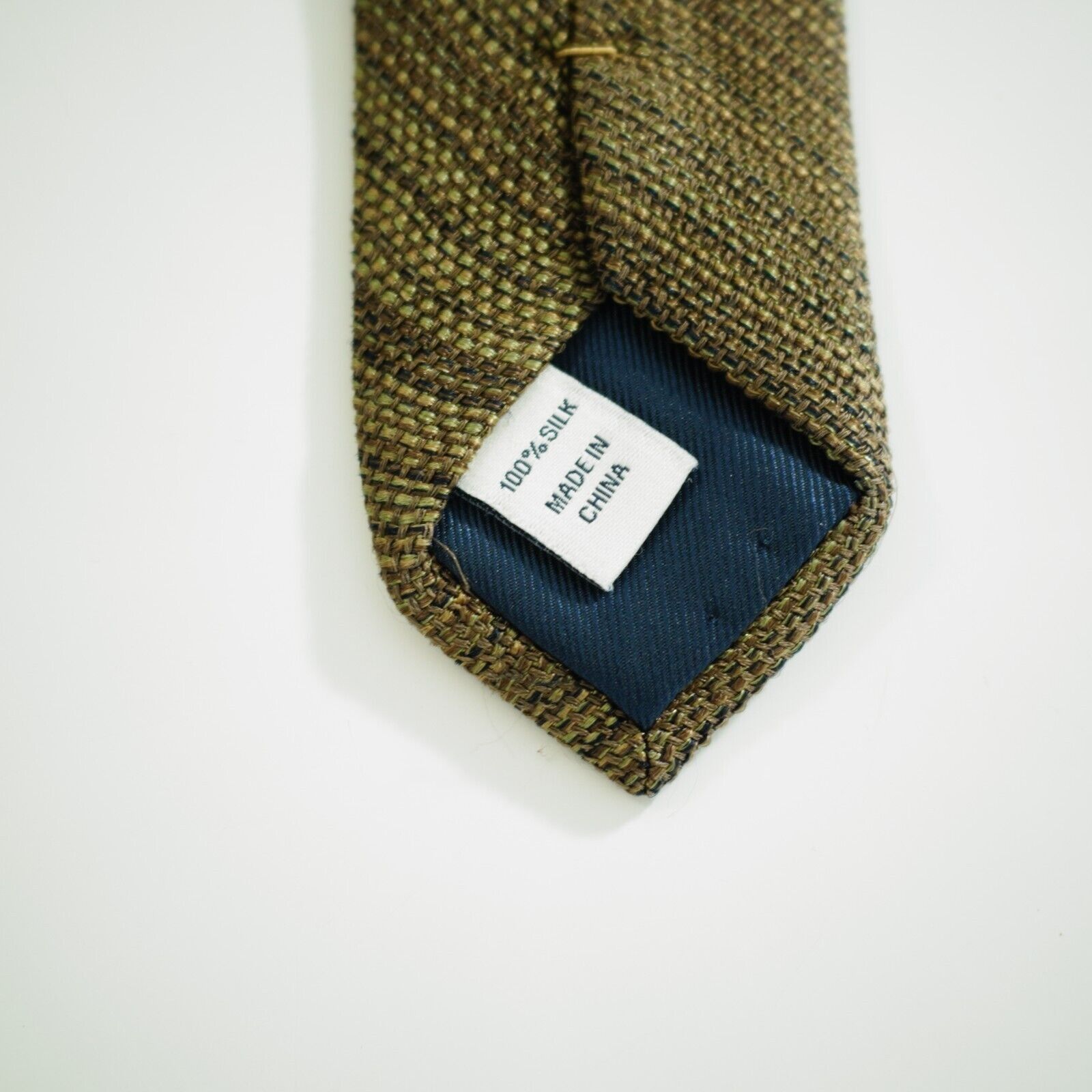 Joseph Abboud Joseph Abboud Knit Brown Striped Skinny Silk Tie Size ONE SIZE - 5 Thumbnail