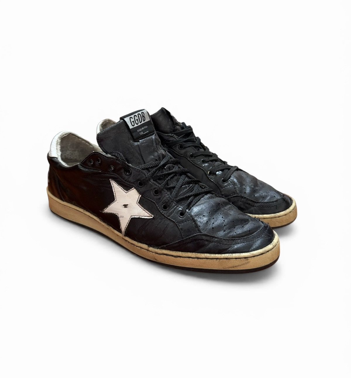 Golden Goose Golden Goose BallStar leather sneakers Size US 12 / EU 45 - 1 Thumbnail