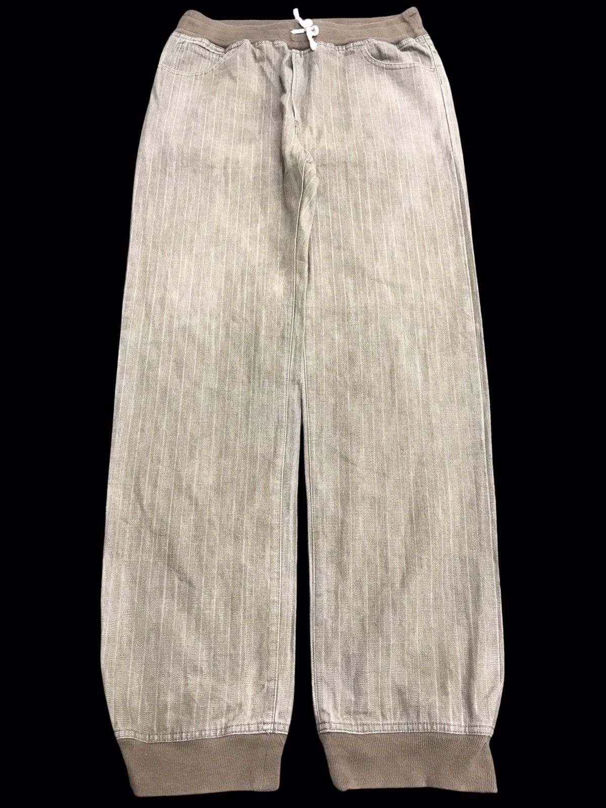 Japanese Brand 💥JAPAN FASHION💥SECGMENT Japan Express Stripe Denim F71 Size US 33 - 1 Thumbnail