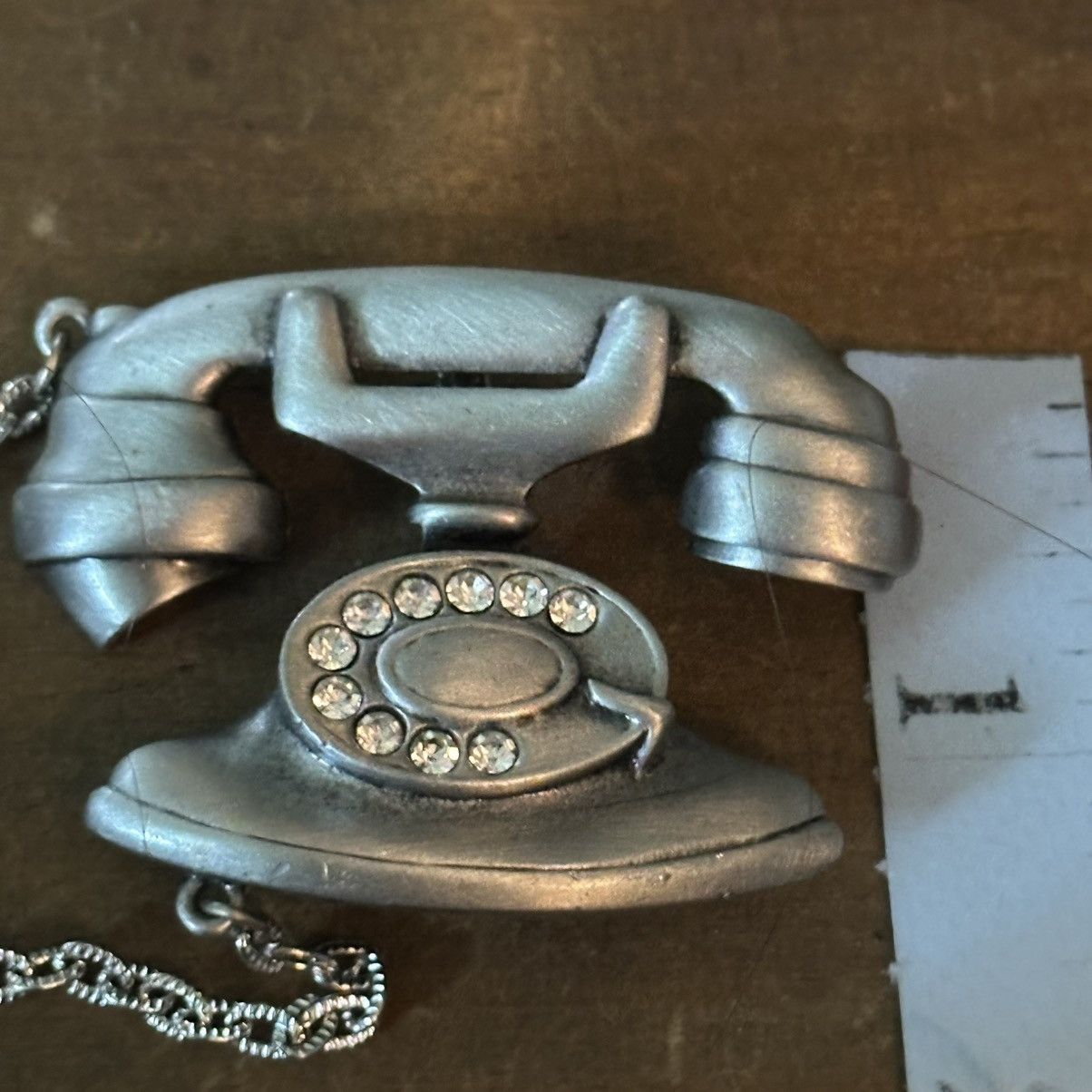 Other × Vintage Vintage Jonette Jewelry rotary phone brooch Size ONE SIZE - 3 Thumbnail