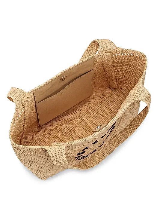 Stella McCartney os11x0326 Size: OS / Logo Crochet Raffia Tote Bag Size ONE SIZE - 3 Thumbnail