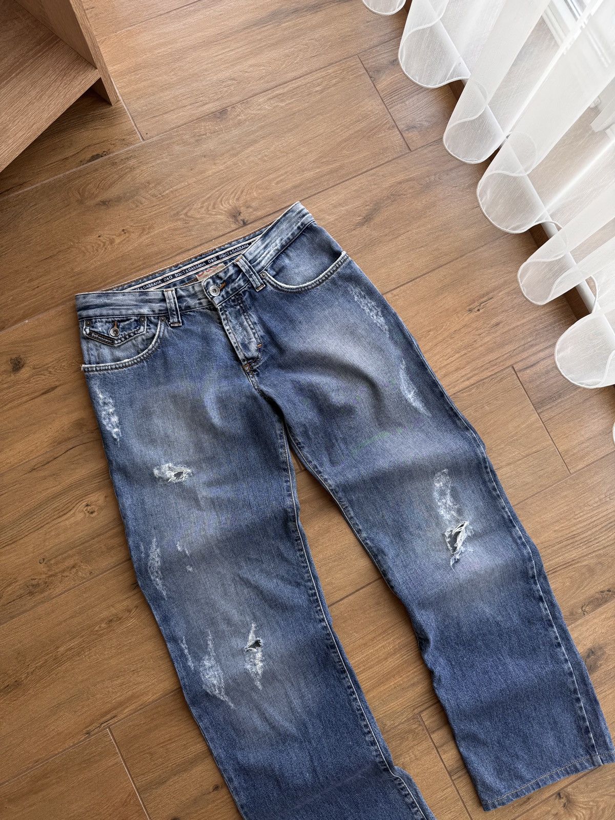 Dolce & Gabbana × Vintage Vintage Dolce & Gabbana Winner Luxury Japanese Denim Jeans Size US 31 - 12 Thumbnail