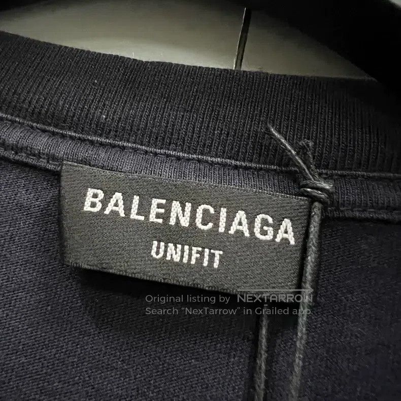 Balenciaga Balenciaga Solid Color Letter Printed Short Sleeve XXS Siz Size US XXS / EU 40 - 4 Thumbnail