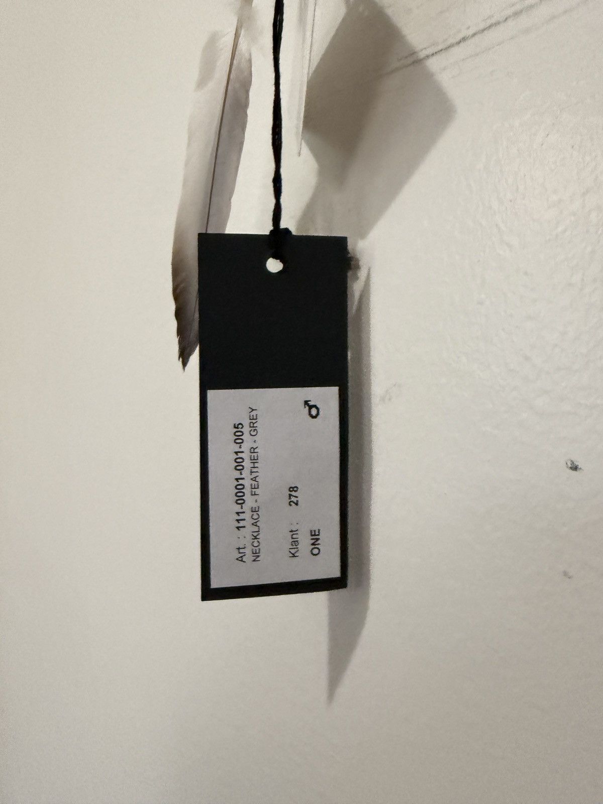 SS11 Sterling Silver Feather Necklace