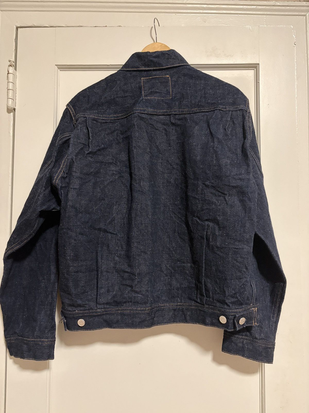 Samurai Jeans Samurai S101AX-SAKURA "Ai-Plus Sakura" 18oz Type 1 Jacket 44 Size US L / EU 52-54 / 3 - 8 Thumbnail