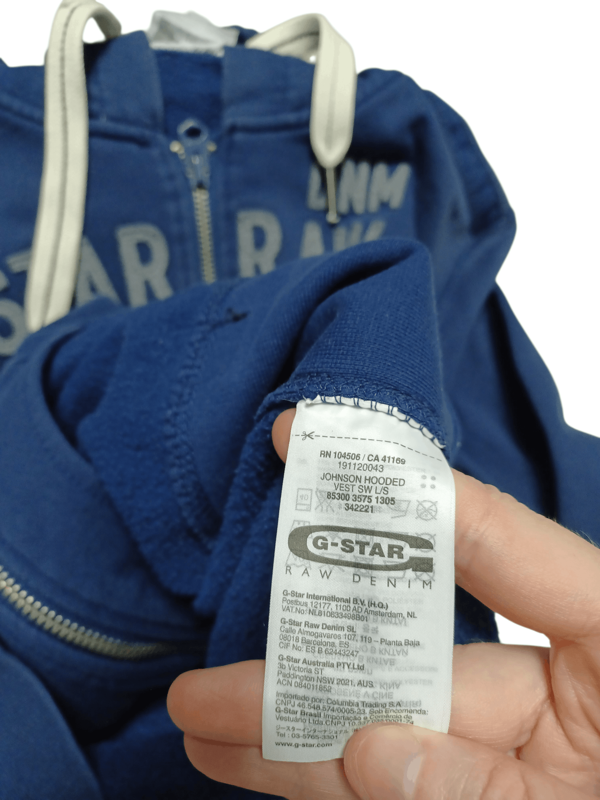 G-Star G STAR RAW AVANT GARDE VINTAGE ZIP HOODIE Size US M / EU 48-50 / 2 - 5 Thumbnail