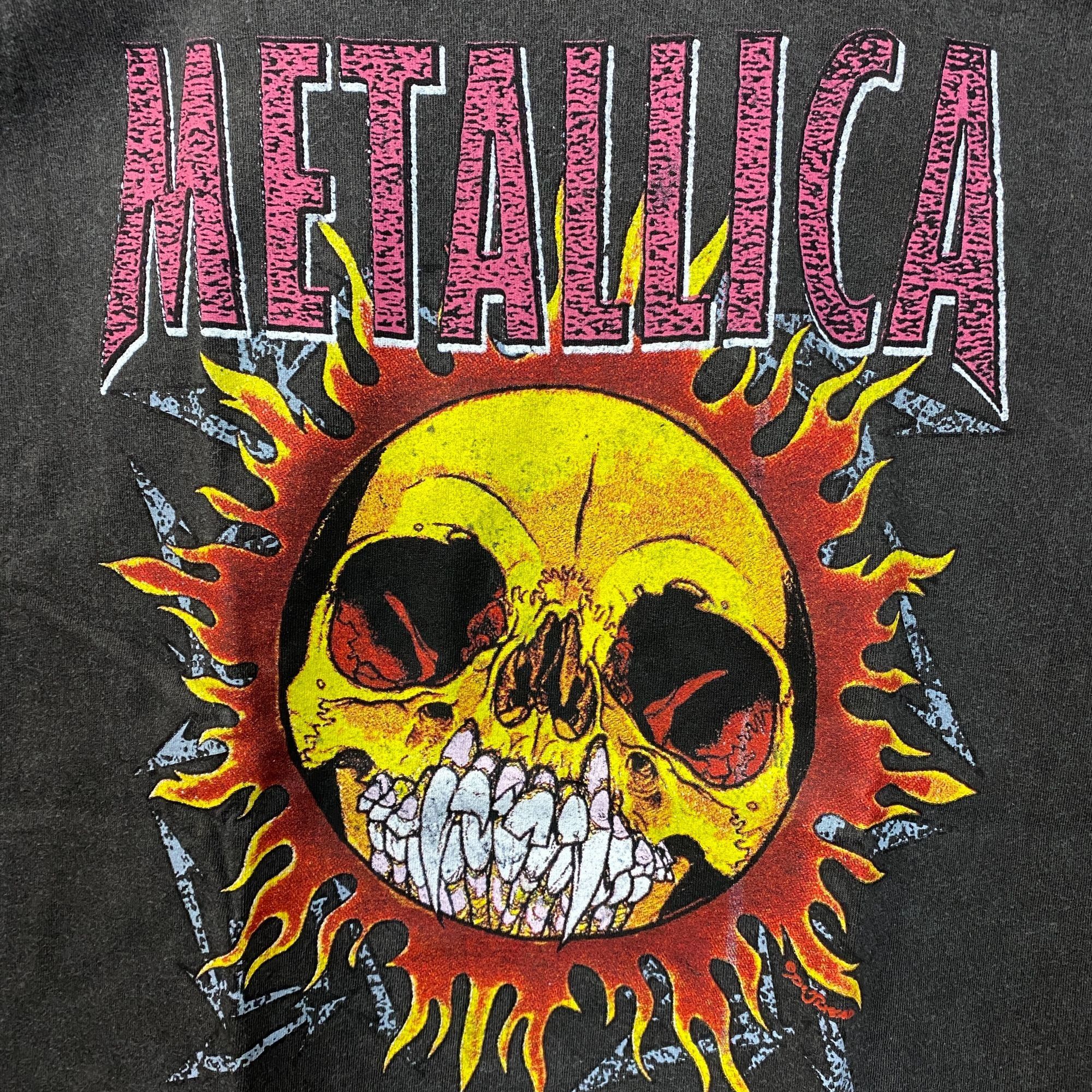 Metallica Metallica Skull Sun Heavy Metal Band T-Shirt Medium Size US M / EU 48-50 / 2 - 2 Thumbnail