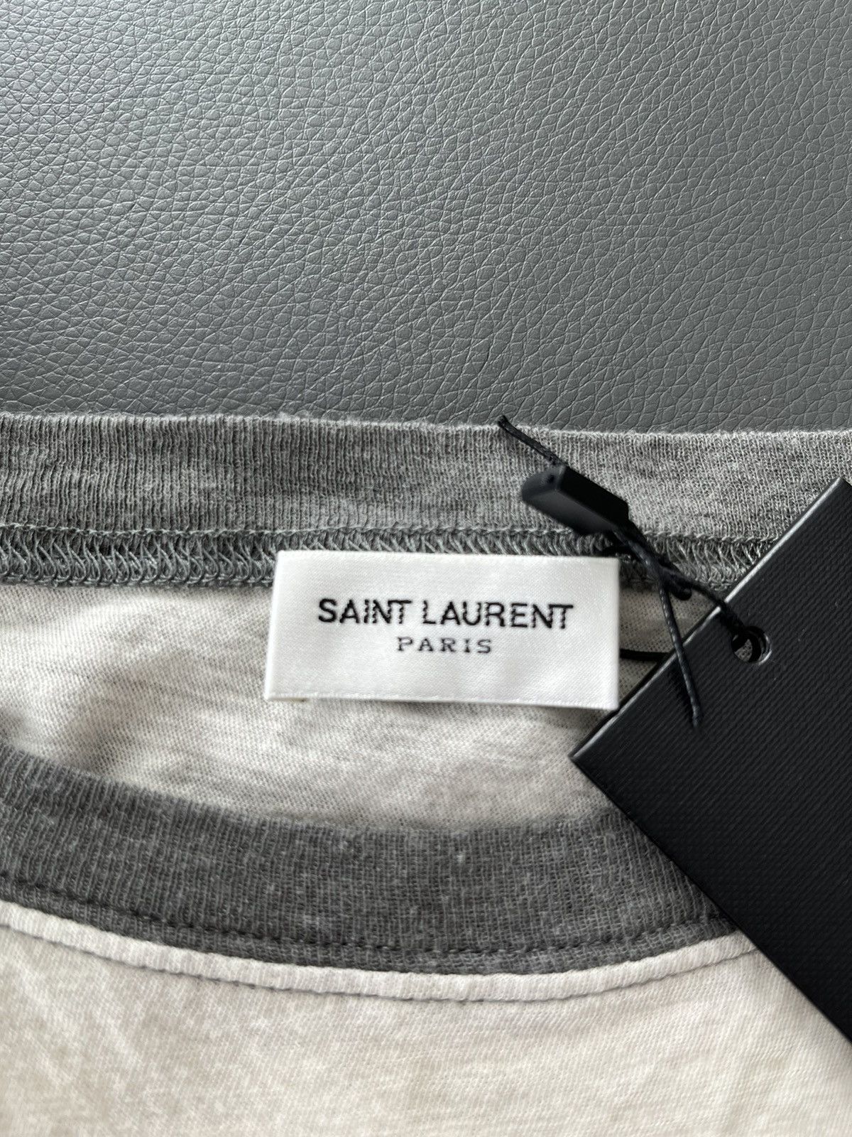 Saint Laurent Paris Brand New Super Runway Saint Laurent Logo 🤖 Robot Tee Shirt Size US L / EU 52-54 / 3 - 6 Thumbnail