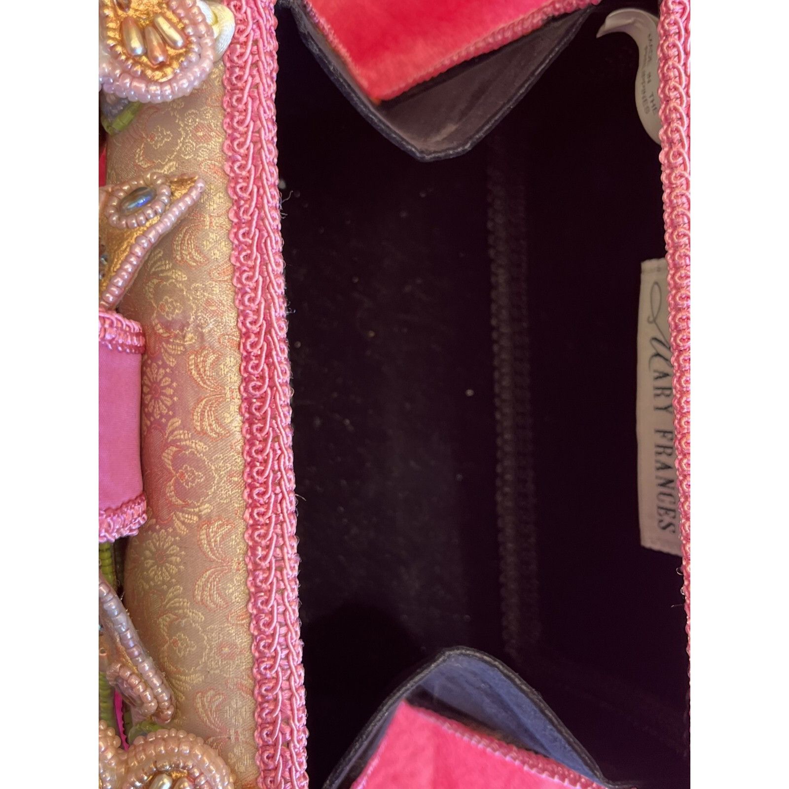 Mary Frances Mary Frances Beaded Floral Handbag With Intricate Embroidery Size ONE SIZE - 17 Thumbnail