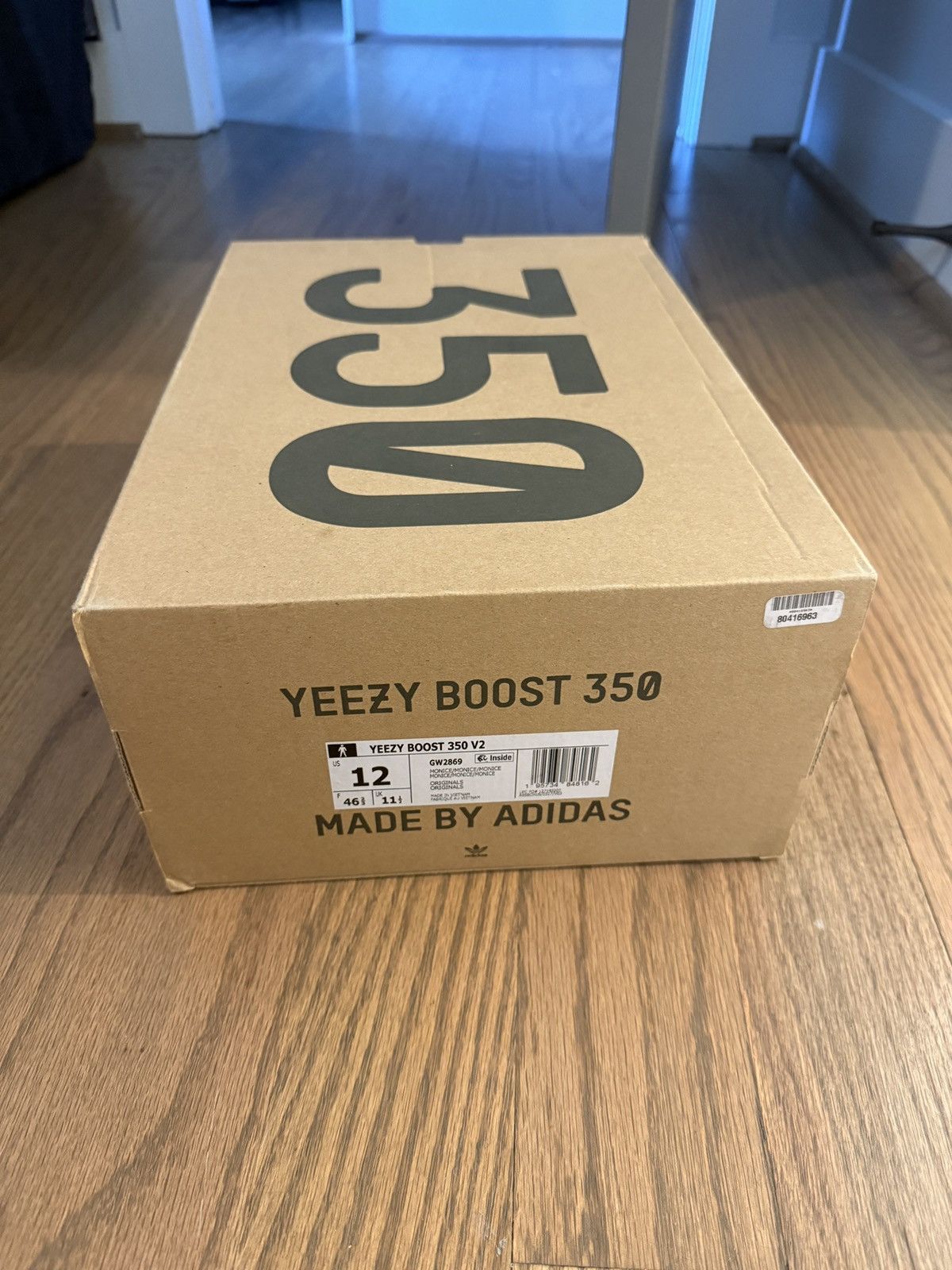 Yeezy Yeezy Boost 350 V2 Mono Ice Size US 12 / EU 45 - 8 Thumbnail