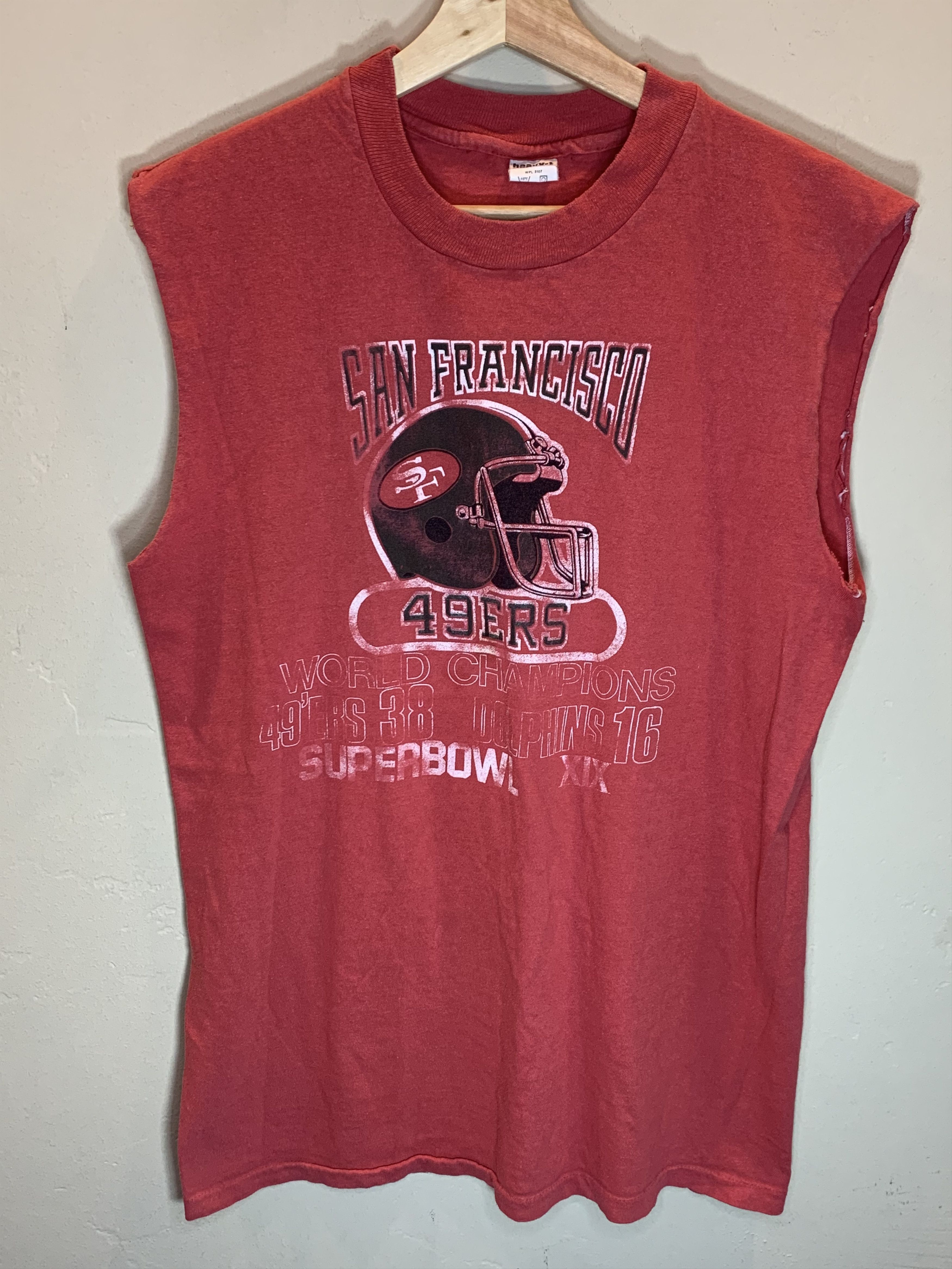 Vintage RARE* Vintage 80s San Francisco 49ers Single Stitch Tank Top Size US L / EU 52-54 / 3 - 1 Thumbnail
