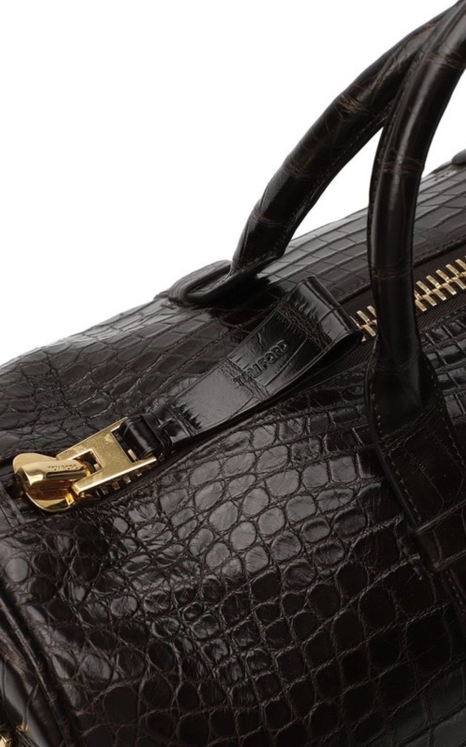 Tom Ford Tom Ford Leather Crocodiles Travel Bag Size ONE SIZE - 8 Thumbnail