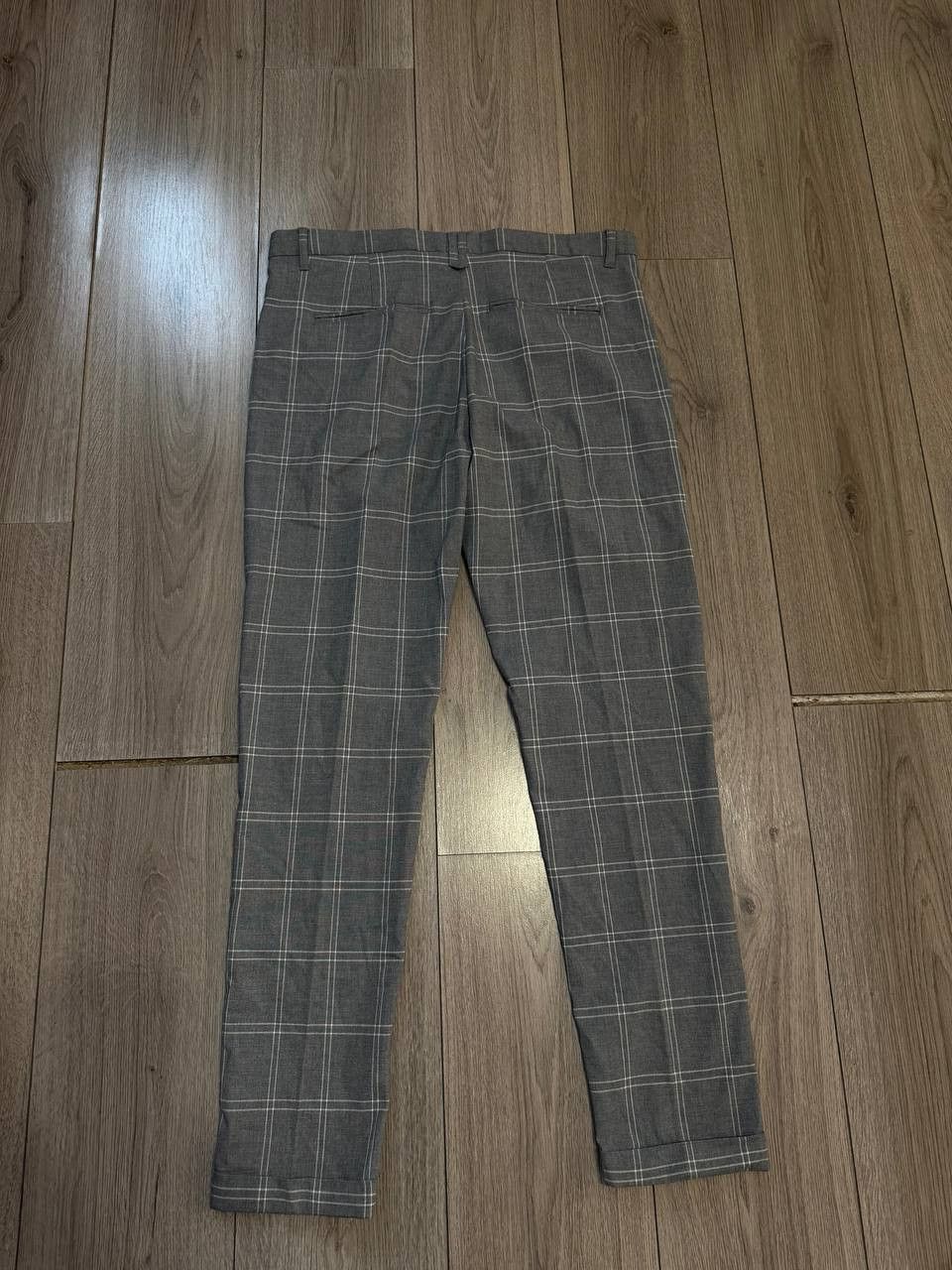 Other piazaitalia trousers men size 48 slim fit gray/white check Size US 32 / EU 48 - 5 Thumbnail
