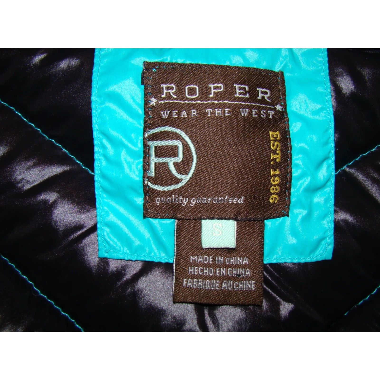 Roper Roper Down Puffer Jacket Womens Size Small Hooded Packable Lightweight Cowgirl Rodeo Western Outerwear Size S / US 4 / IT 40 - 7 Thumbnail
